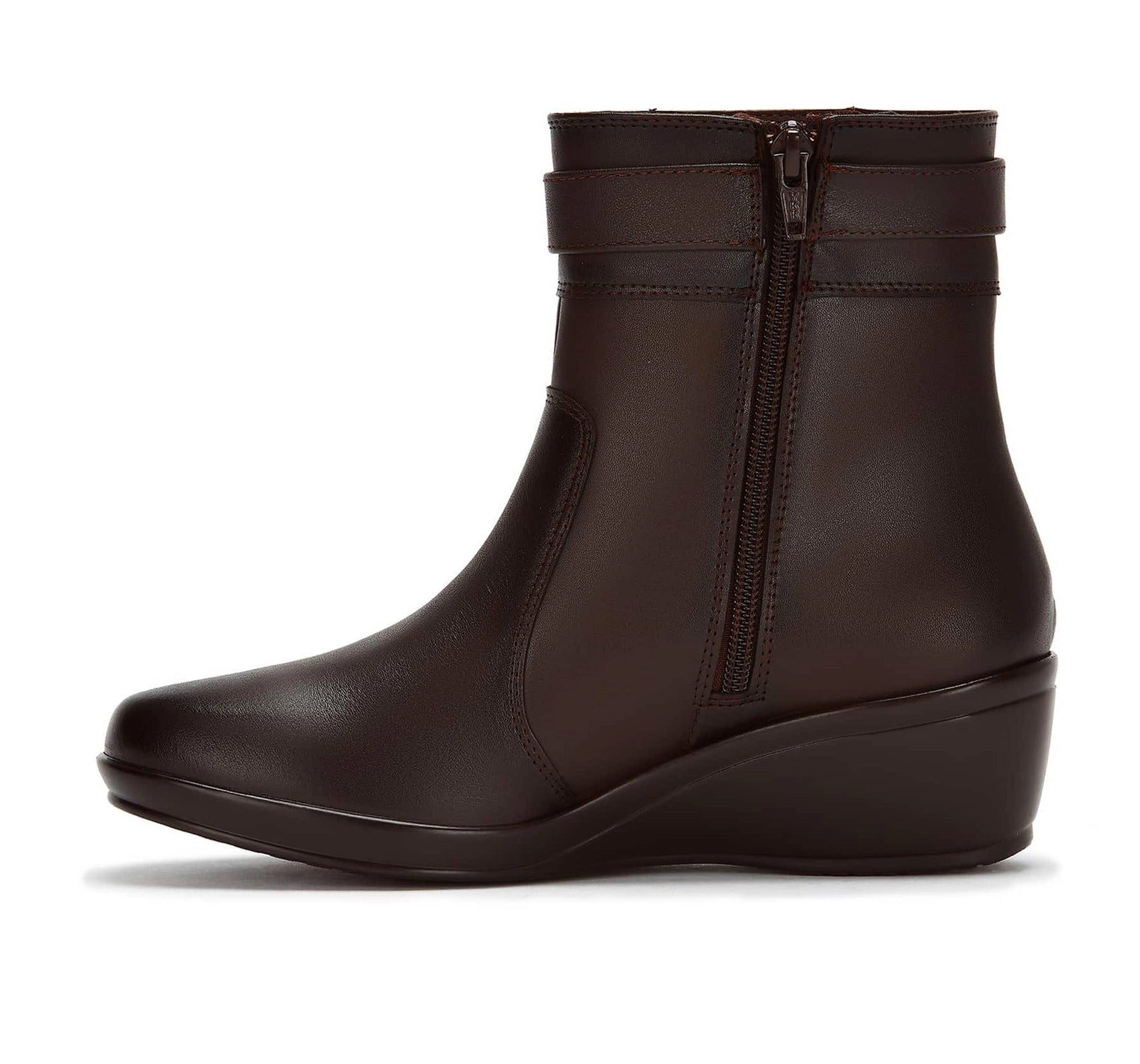 Andrea Leather Booties For Women