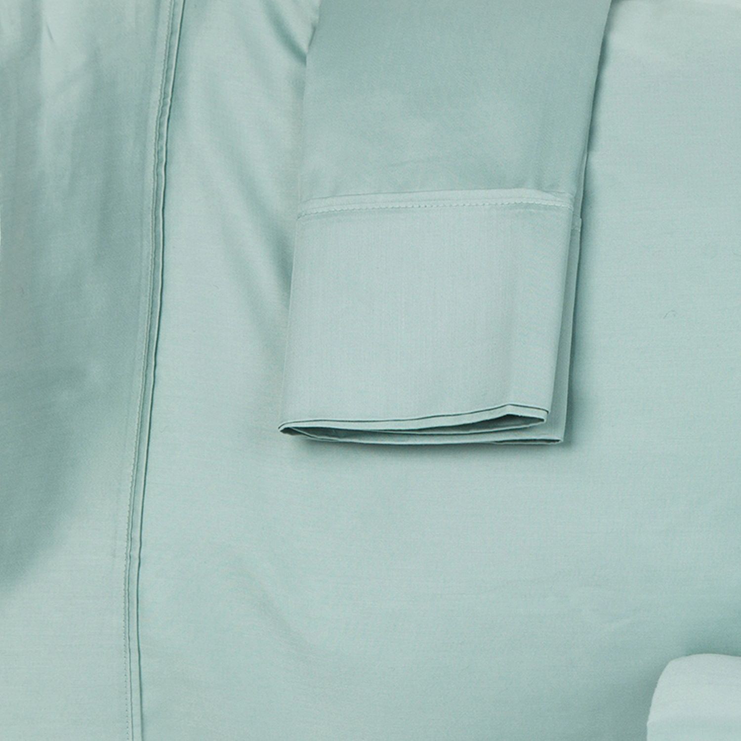 Castle Hill Premium Lightweight Thread Count Cotton Sateen 4 Pieces Sheet Set King Ocean Blue