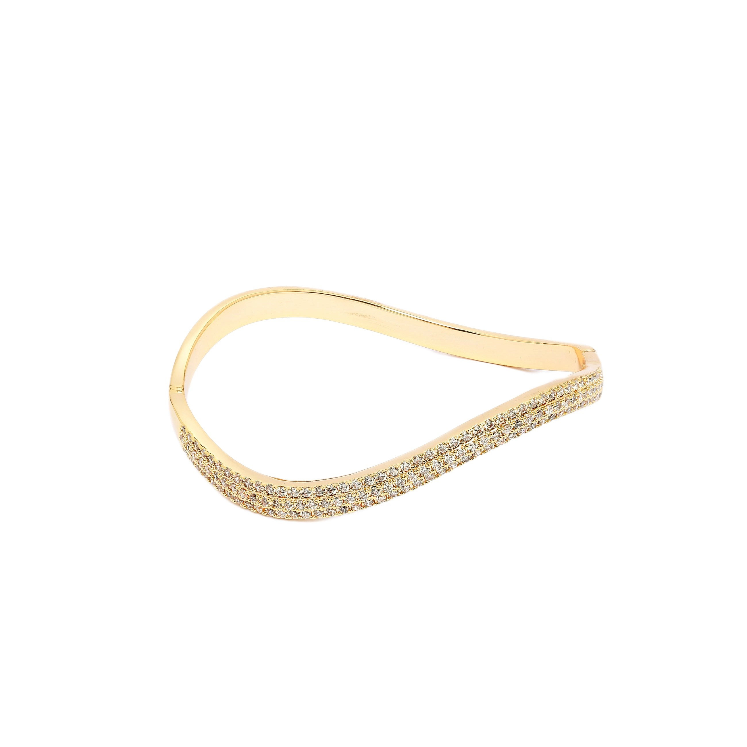 AGP PARIS Womens Glow cuff Bangle Bracelet