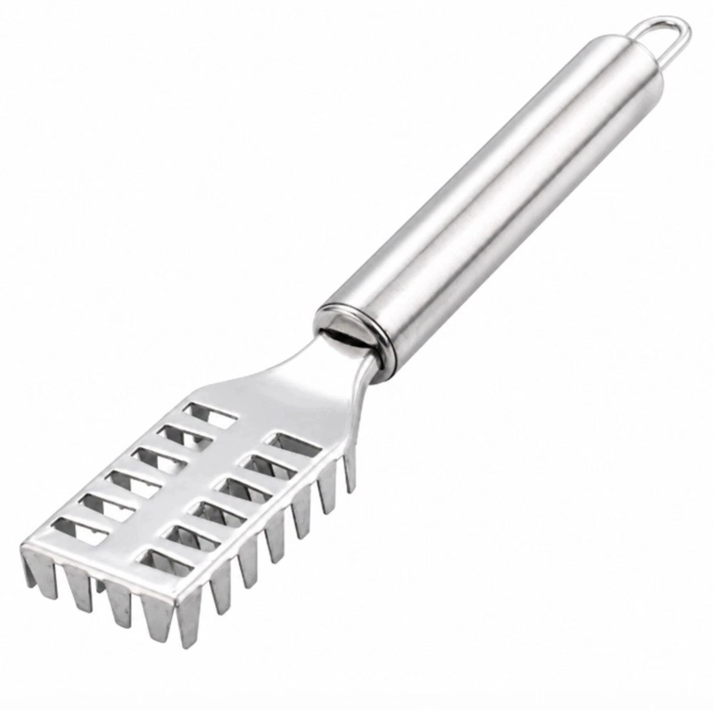 Home Collection Stainless Steel Fish Scaler Scraper Brush Seafood Cleaning Tool