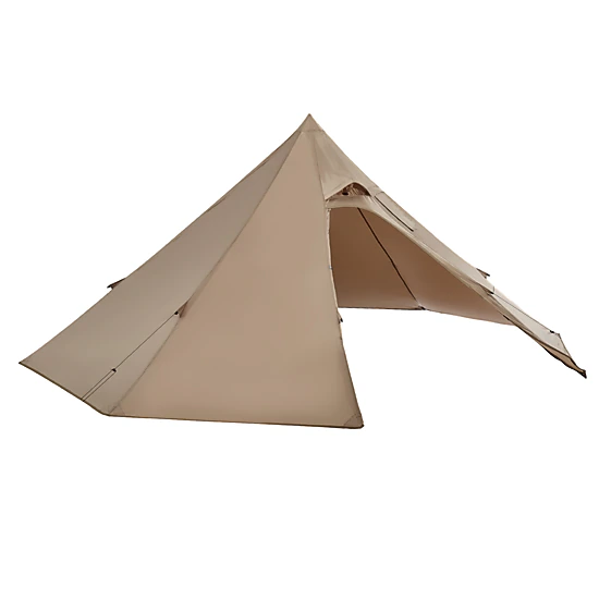 HONGGE Hot Tent for Portable Winter Tipi Tent with Stove Jack Waterproof Camping Tents Lightweight 4 Season Shelter