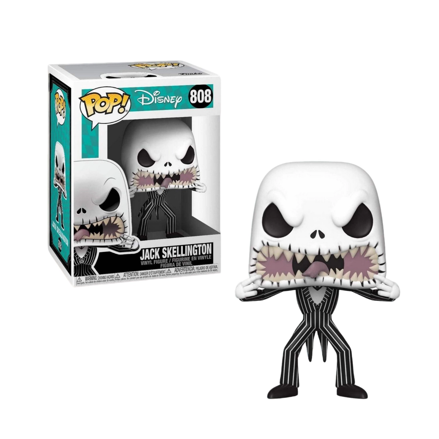 Funko Pop! Nightmare Before Christmas - Jack Skellington Scary Face #808