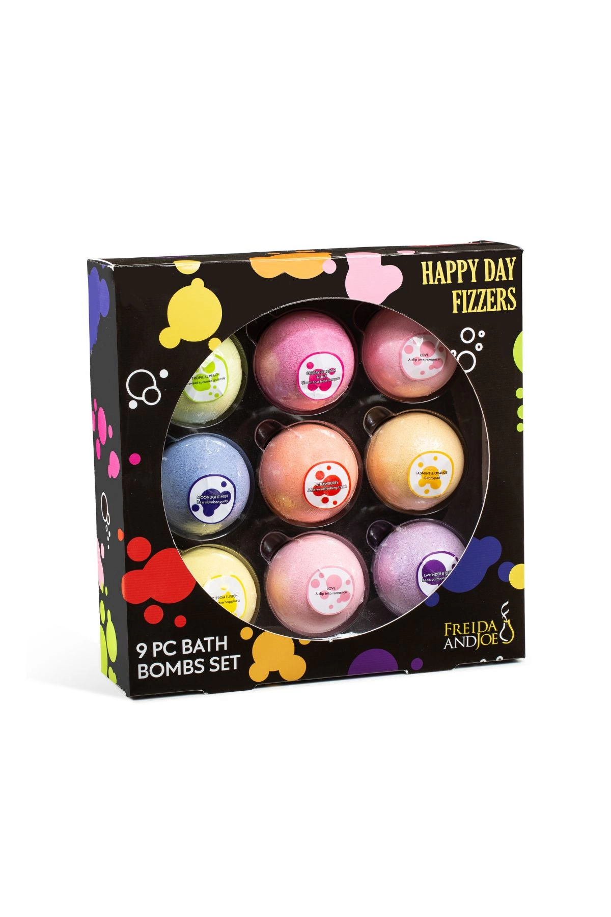 Freida and Joe Women Happy Day Fizzers Bath Bomb Spa Gift Set