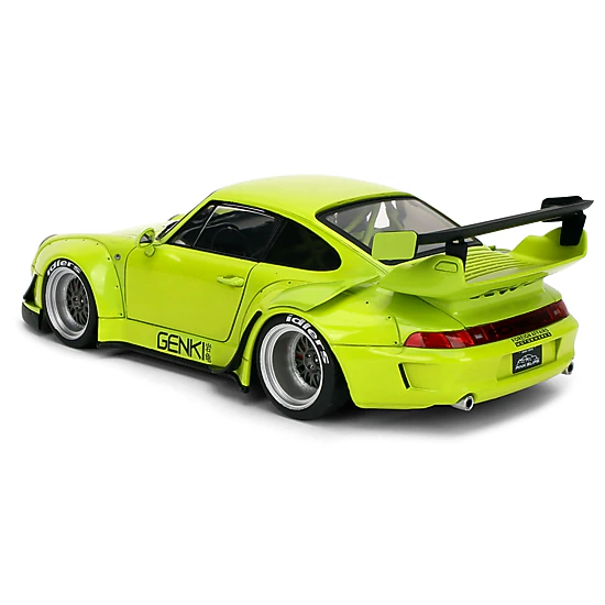 Jada Rwb Body Kit "Genki" Lime Green "Pink Slips" Series 1/18 Diecast Model Car By Jada