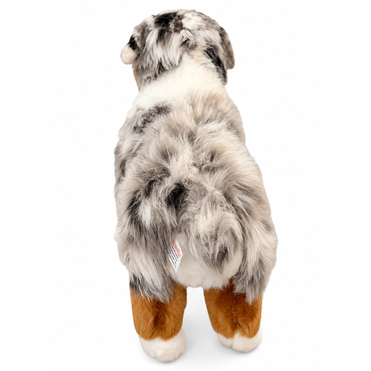 Auswella Plush® Shep 22-Inch Standing Australian Shepherd Plush Dog