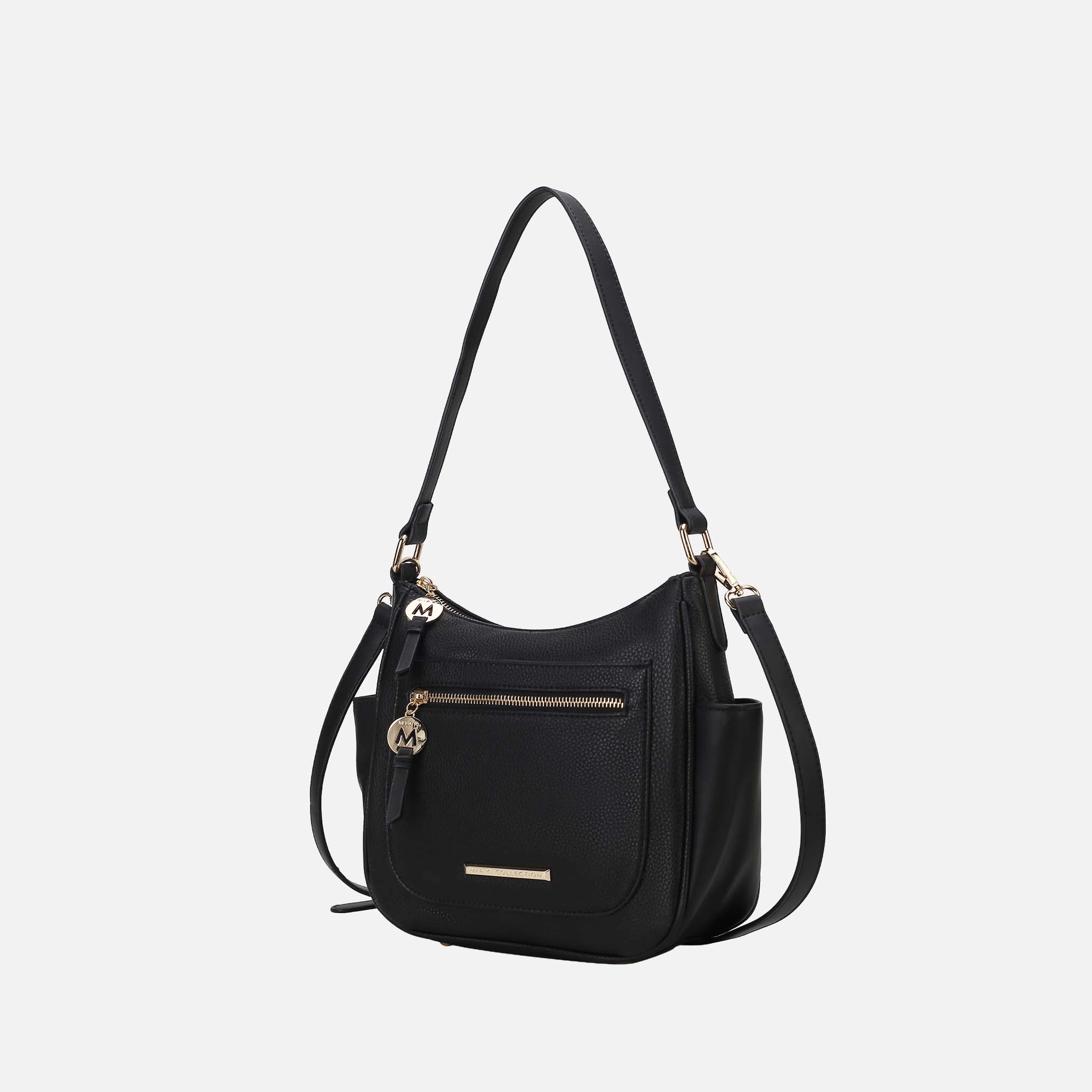 Mia K Collection Wally Women’s Vegan Leather Crossbody Shoulder Bag