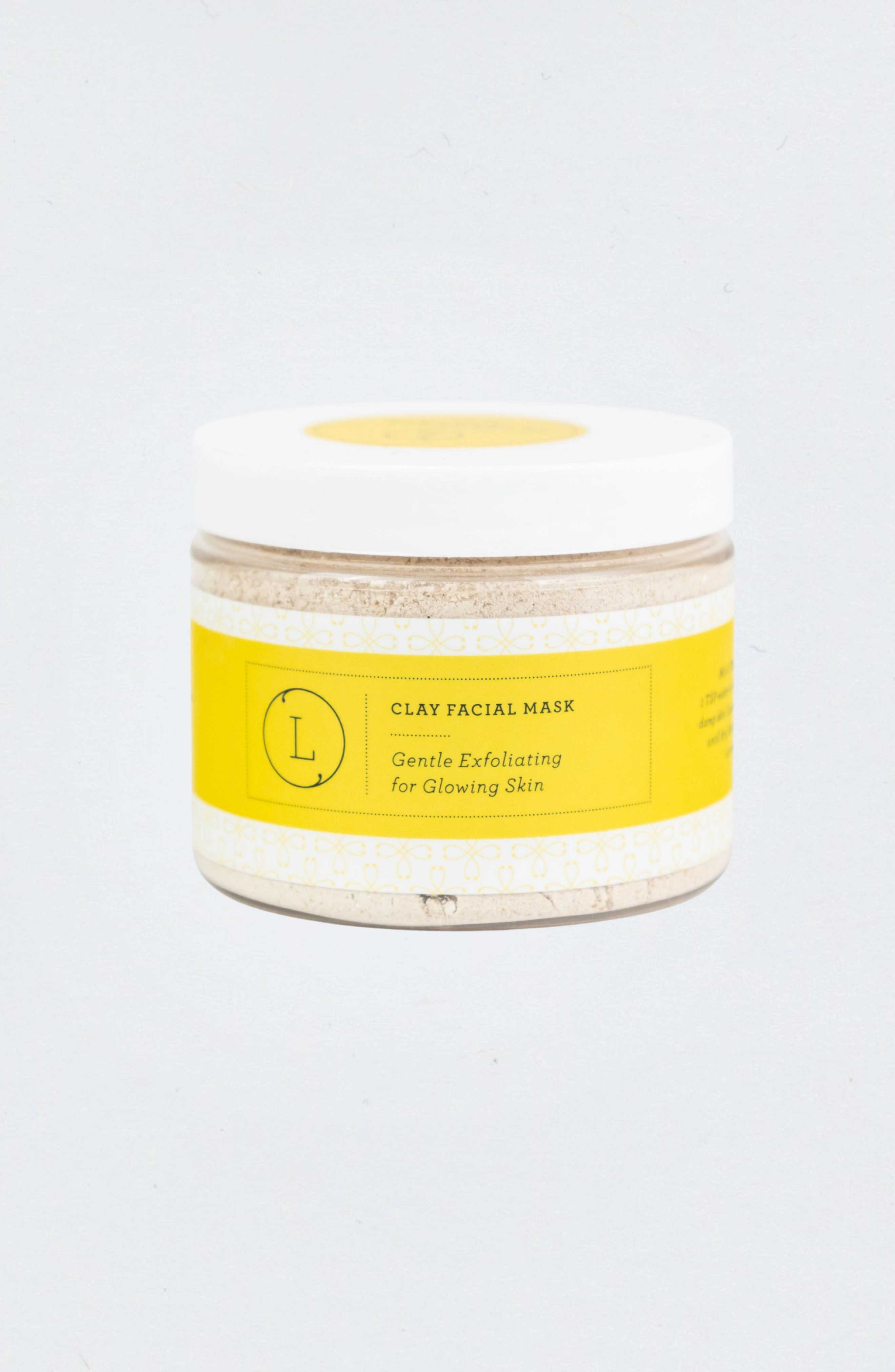 Lizush Natural Clay Facial Mask - Exfoliating Detox Mask for Glowing Skin