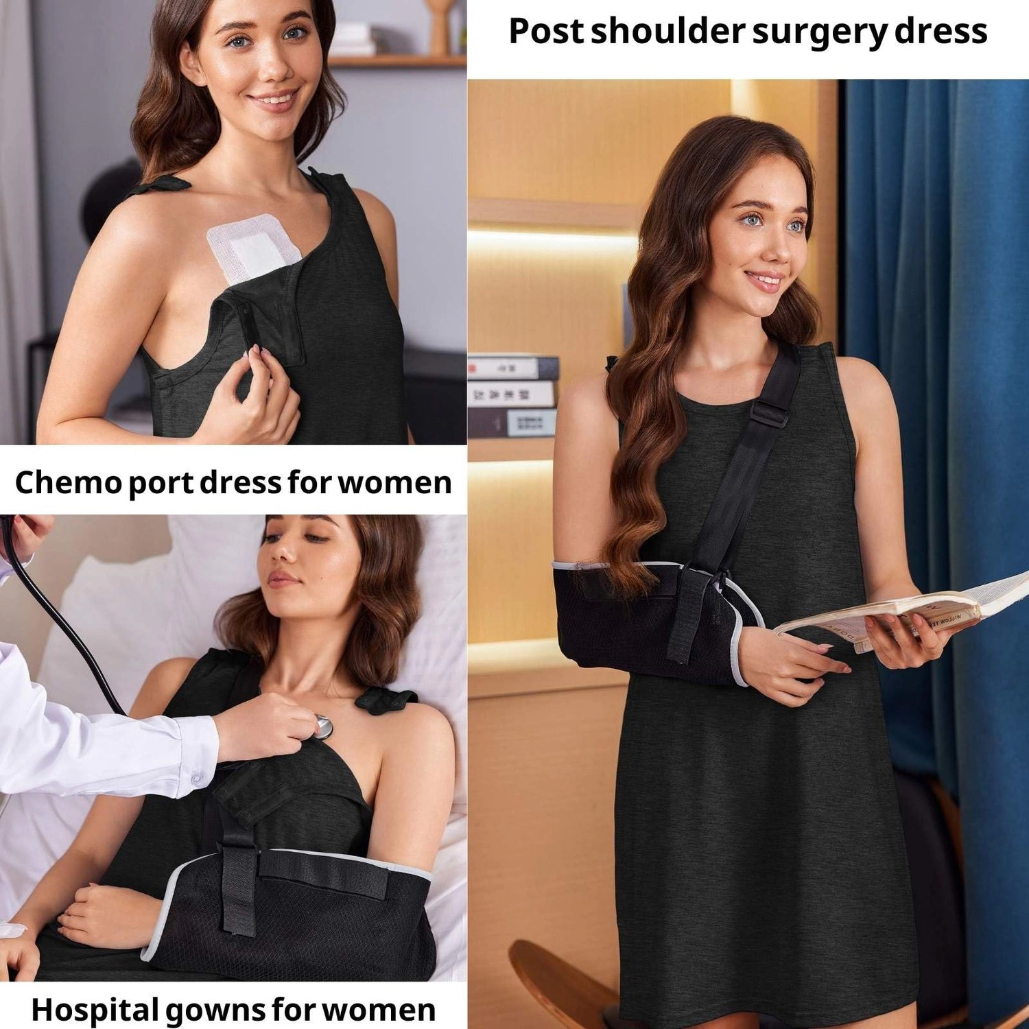 Pinspark Womens One Shoulder A-Line Dress Solid Sleeveless Adaptive Asymmetric Casual