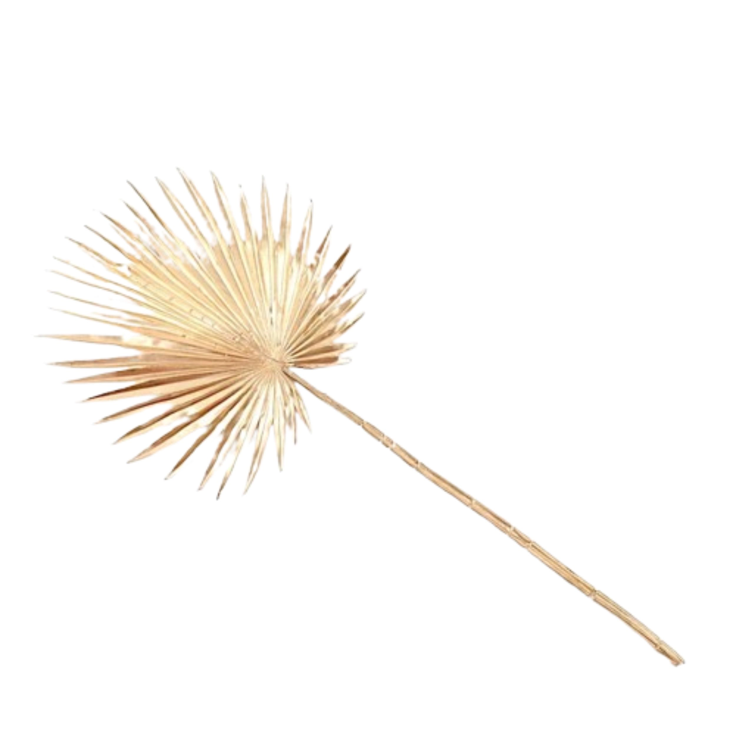 Home Collection Set of 2 35-Inch Metallic Palm Leaf Stems