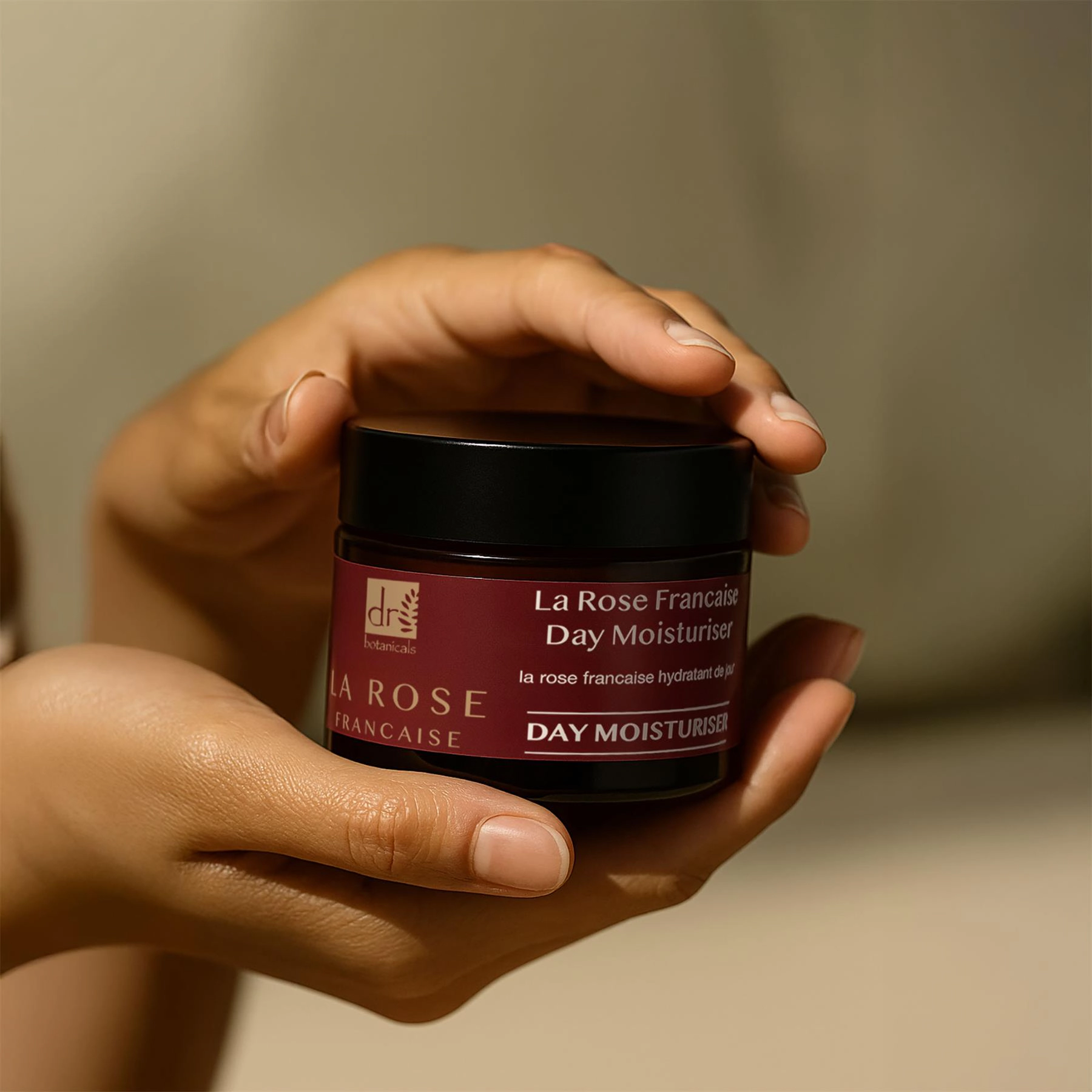 Dr Botanicals La Rose Française Day Moisturiser 50ml - Anti-Aging Brightening Cream
