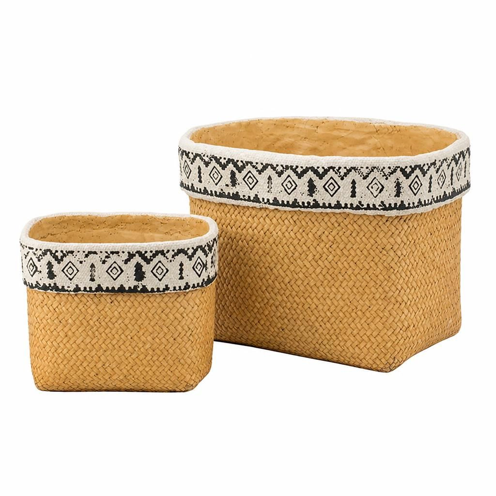 WOW PIONEER Durable Solid Cement Garden Planter Pot for Flowers Herbs Succulents Patio Balcony