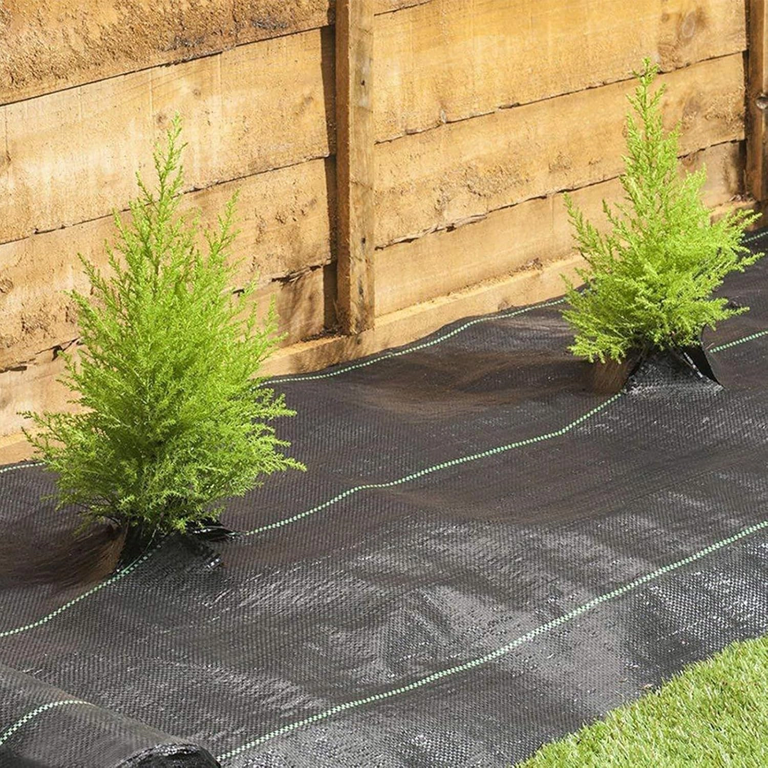 6x300ft Heavy-Duty Weed Barrier Fabric, 3.2oz, for Weed & Erosion Control under Mulch/Gravel/Driveway