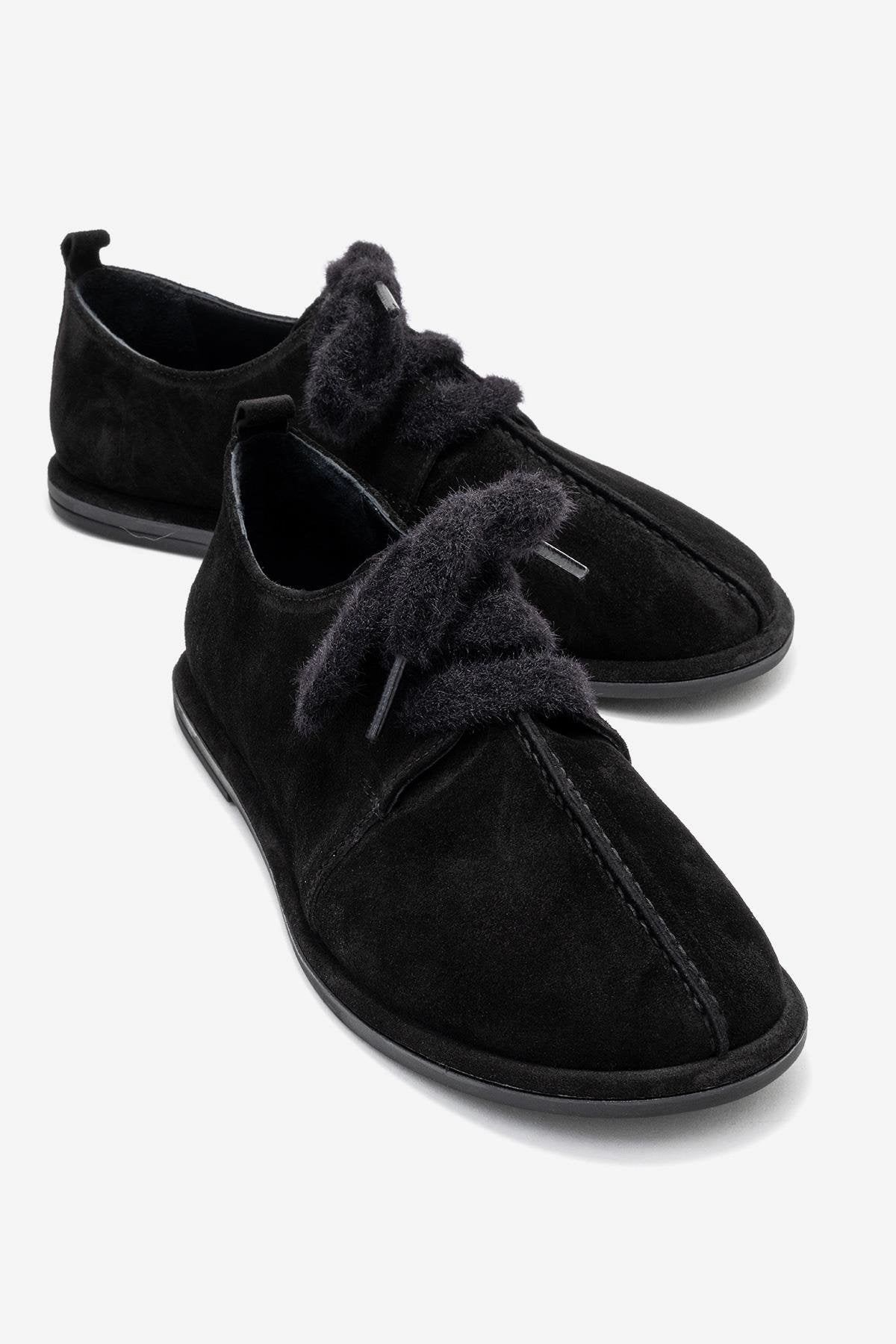 Forever & Always Womens Denora Leather Lace Up Shoes