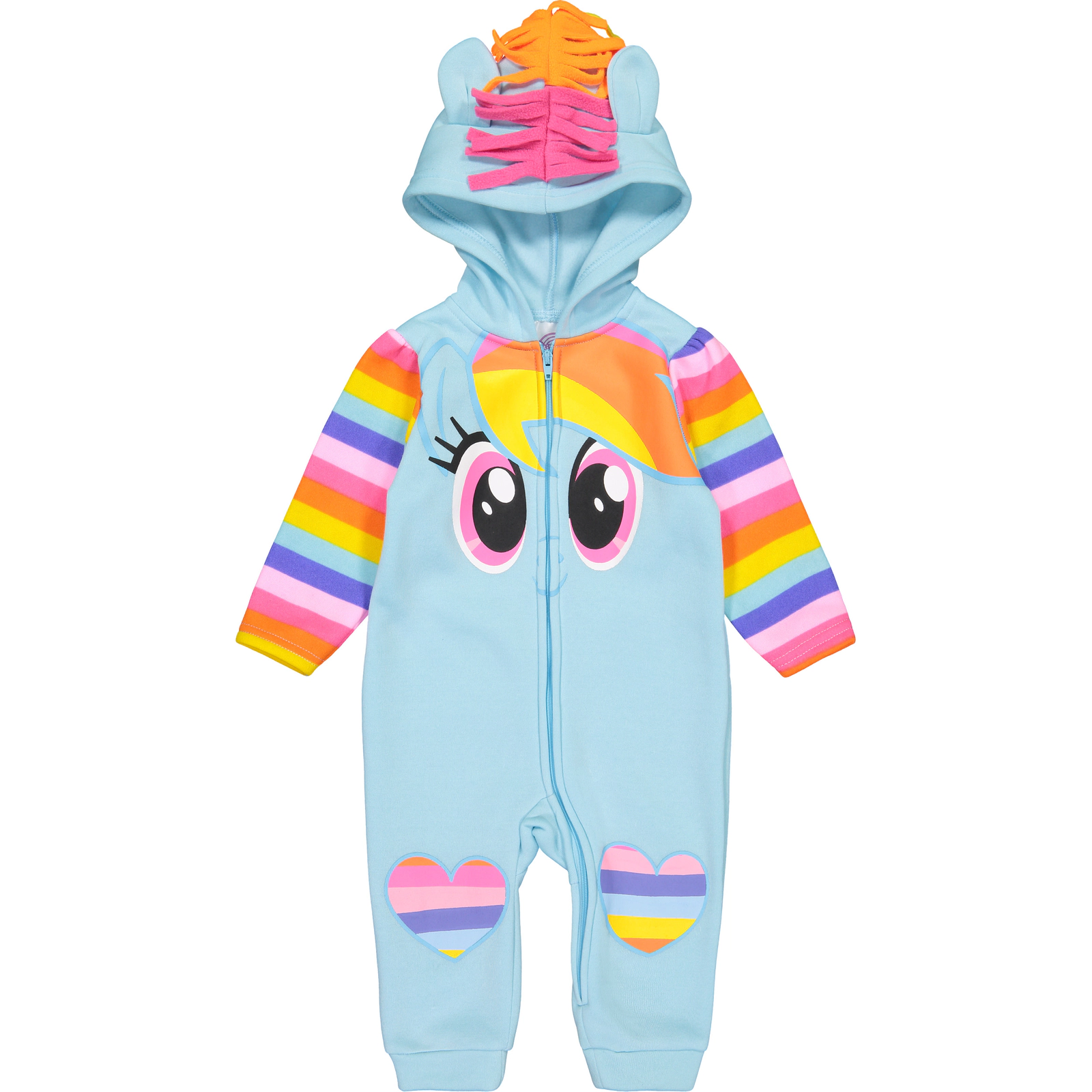 My Little Pony Rainbow Dash Girls' Cosplay Hooded Coverall
