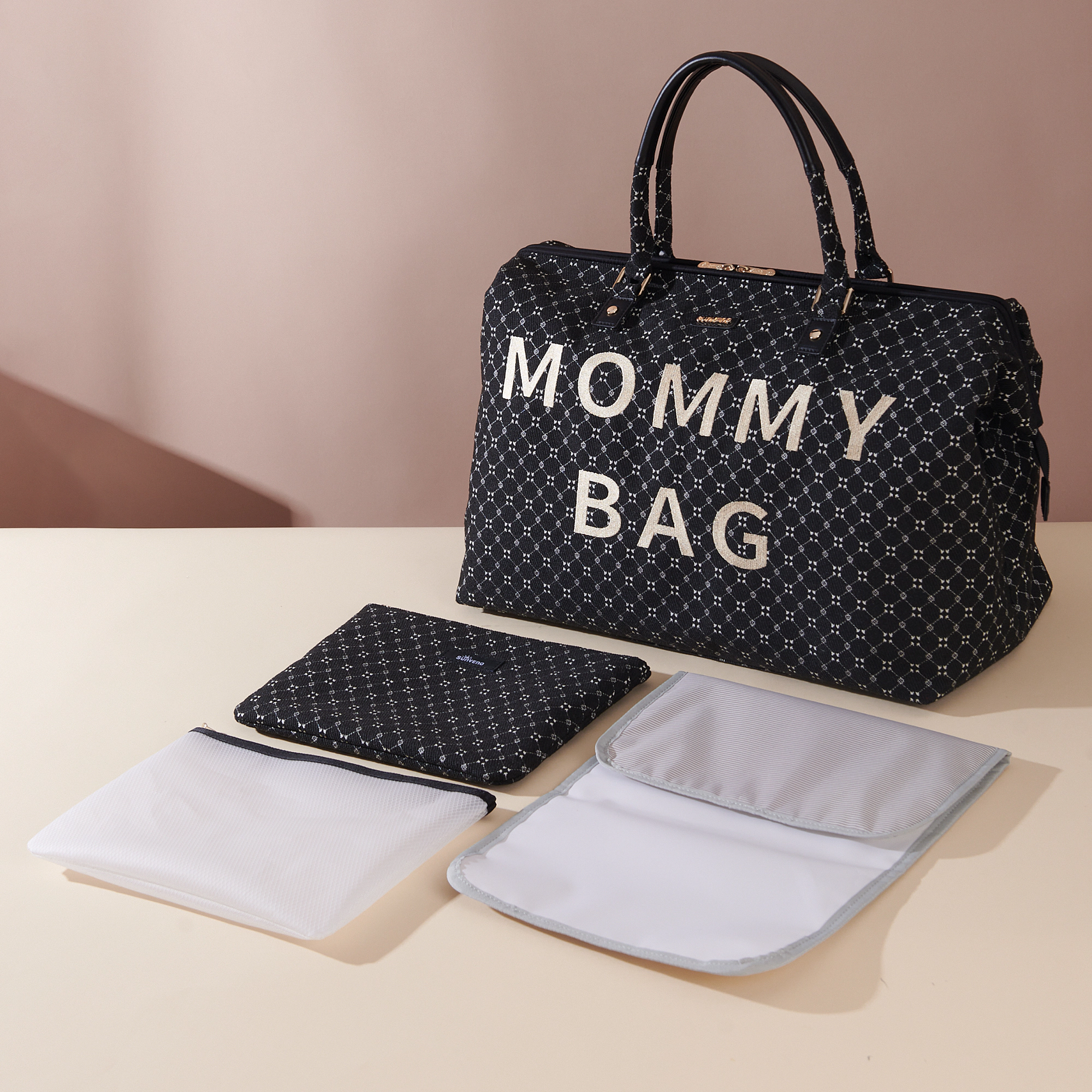 SUNVENO Mommy Bag Weekender Duffel Tote