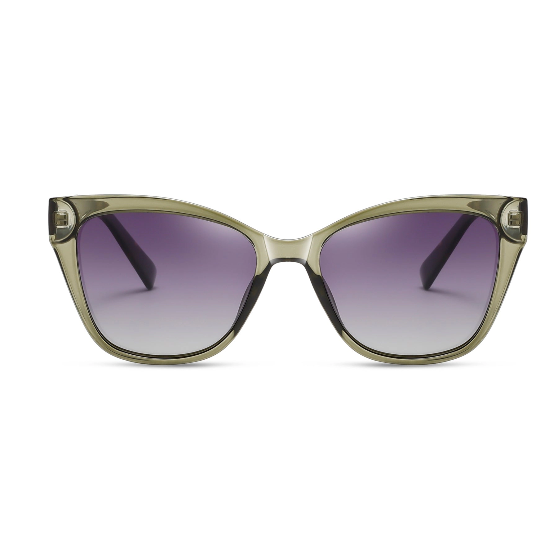 AGP PARIS Women's Cat Eye Acetate Polarized Lens UV400 Sunglasses