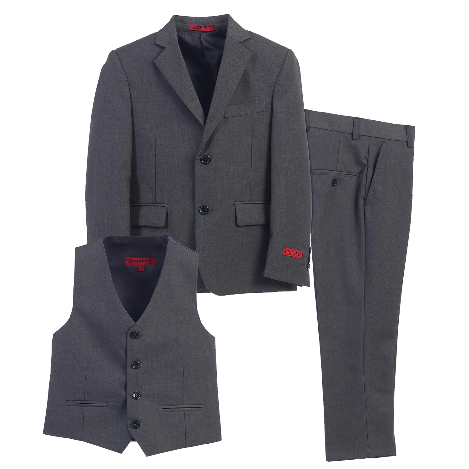 Gioberti Boy's Formal 6 Piece Suit Set