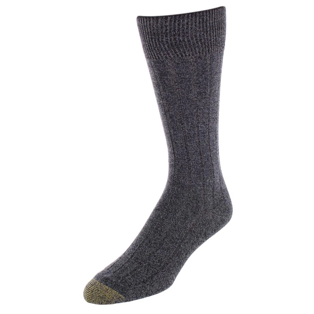 Gold Toe Men's Nantucket Soft Rib Crew Socks (3 Pairs)