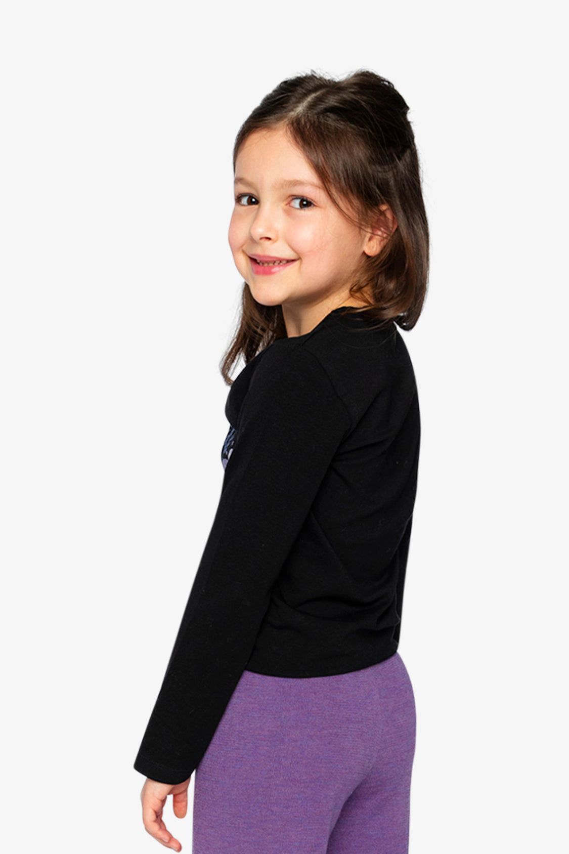 Deux par Girls Glitter Unicorn & Stars Organic Cotton Jersey T-Shirt