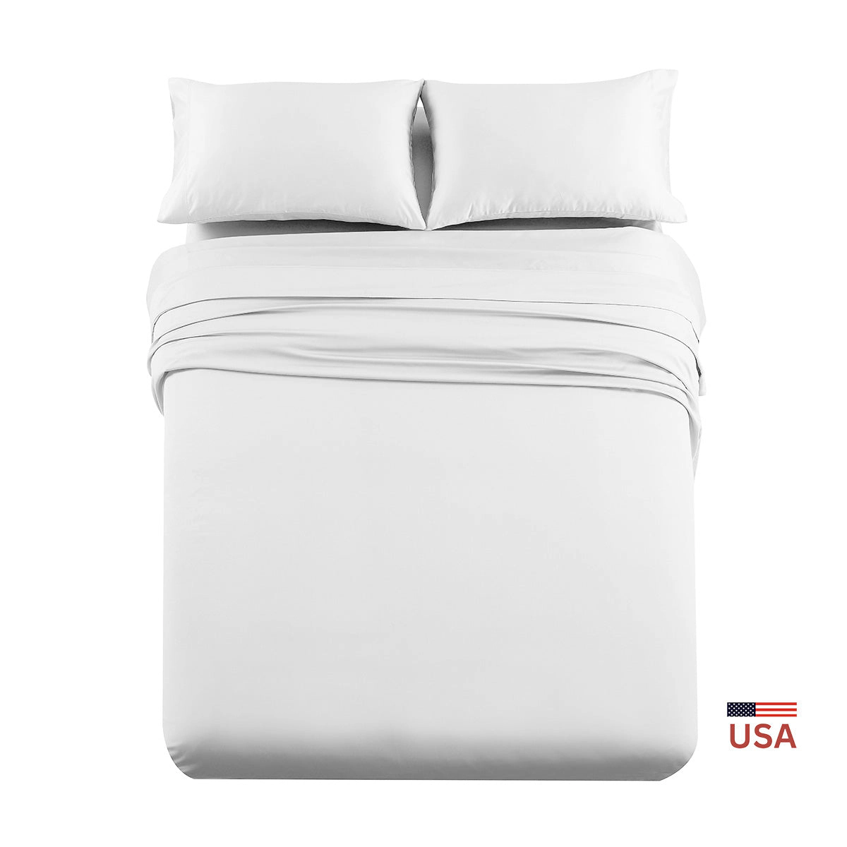 Egyptian Linens 600 Thread Count Cotton Sateen RV Sheet Set Made in USA