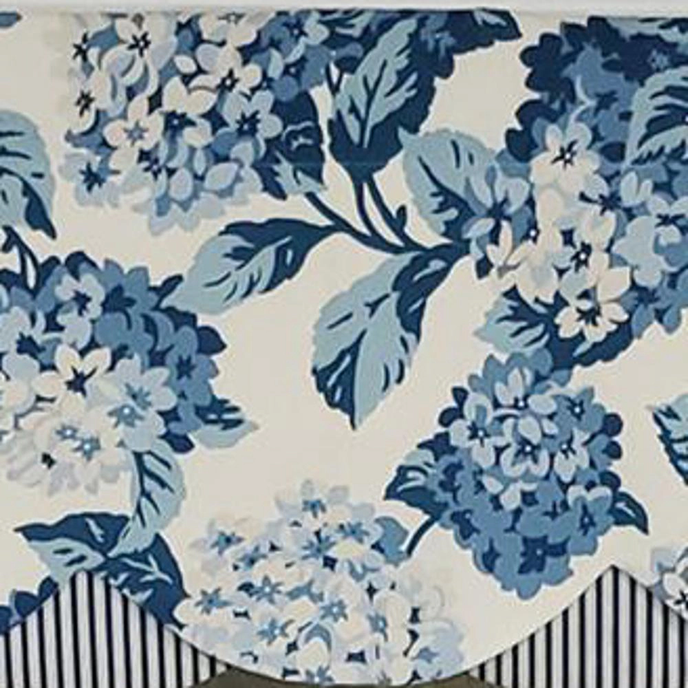 RLF Home Luxurious Modern Design Classic Summer Wind Petticoat Style Window Valance 50" x 15" Porcelain