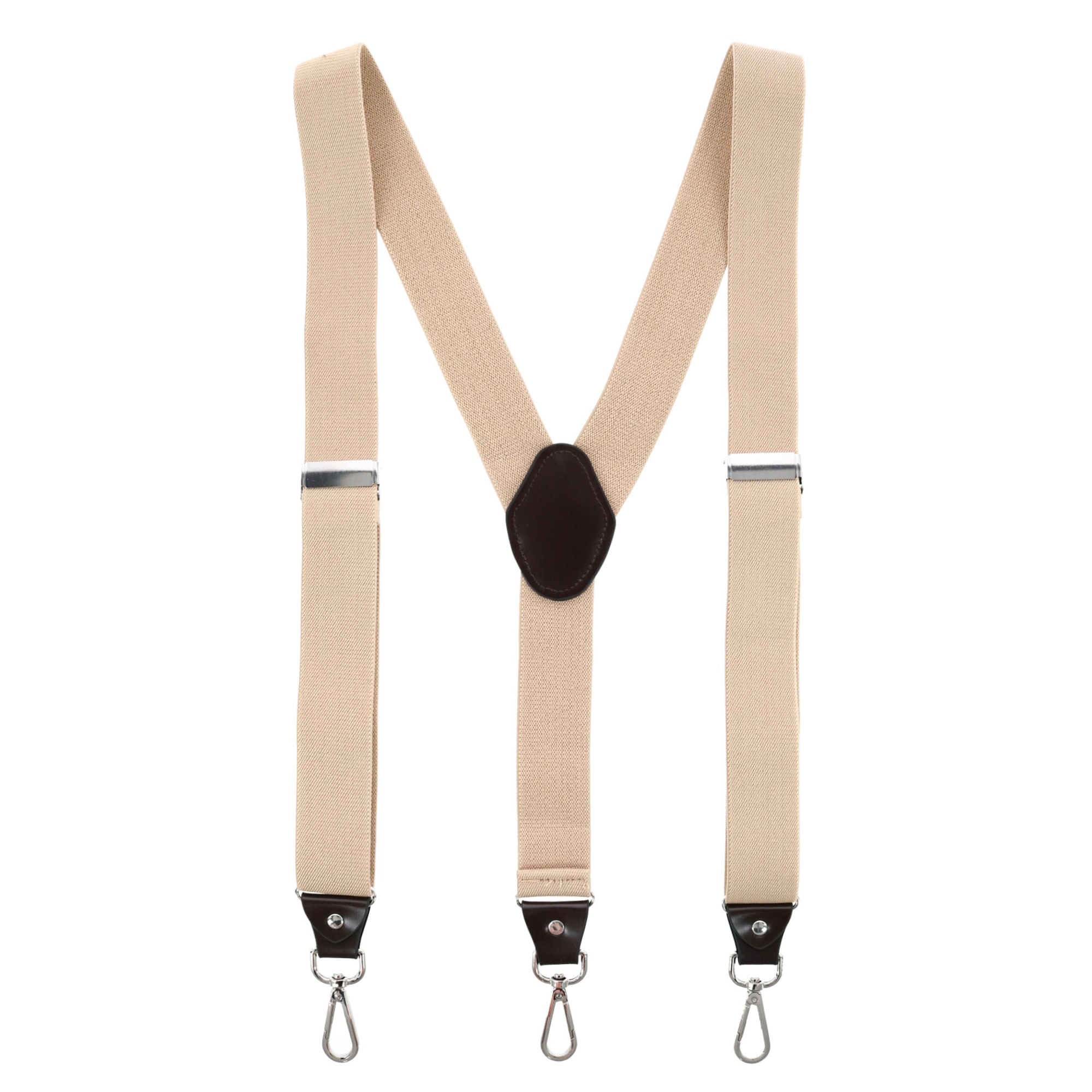 CTM Men's 1.375 Inch Wide Suspender with Drop Tab Swivel Hook Ends