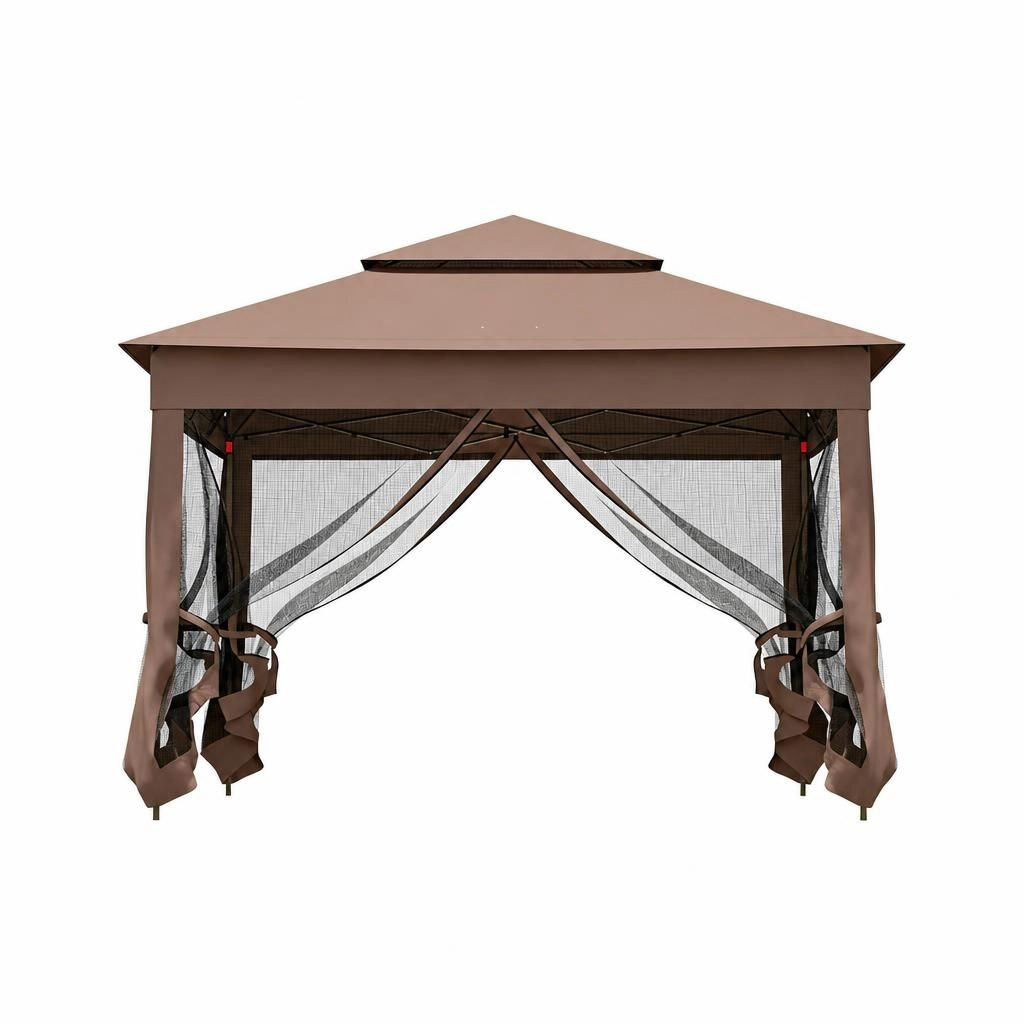 WOW PIONEER Square Outdoor Patio Gazebo
