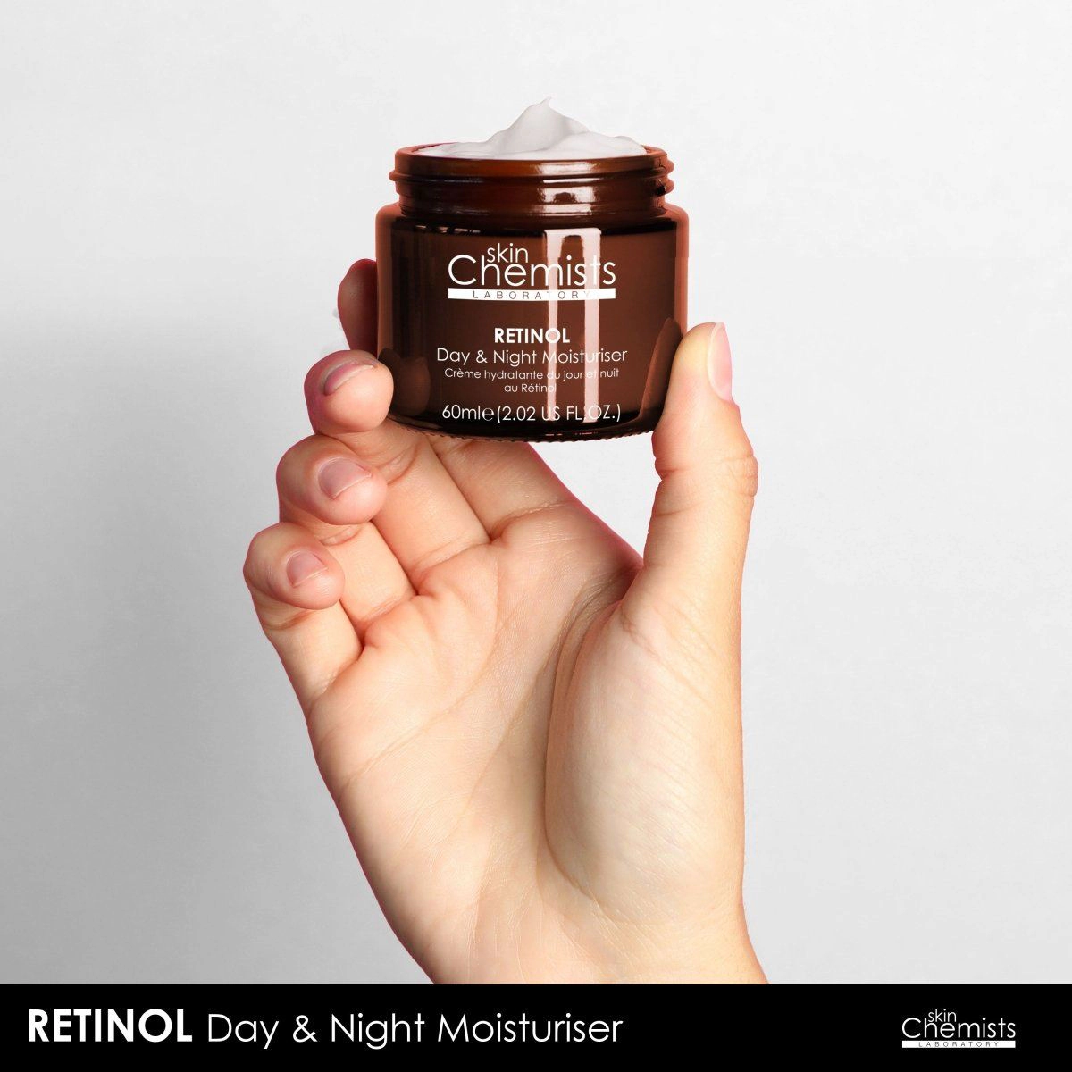 skinChemists Anti-Ageing Retinol Night Moisturiser with SYN-AKE 60ml