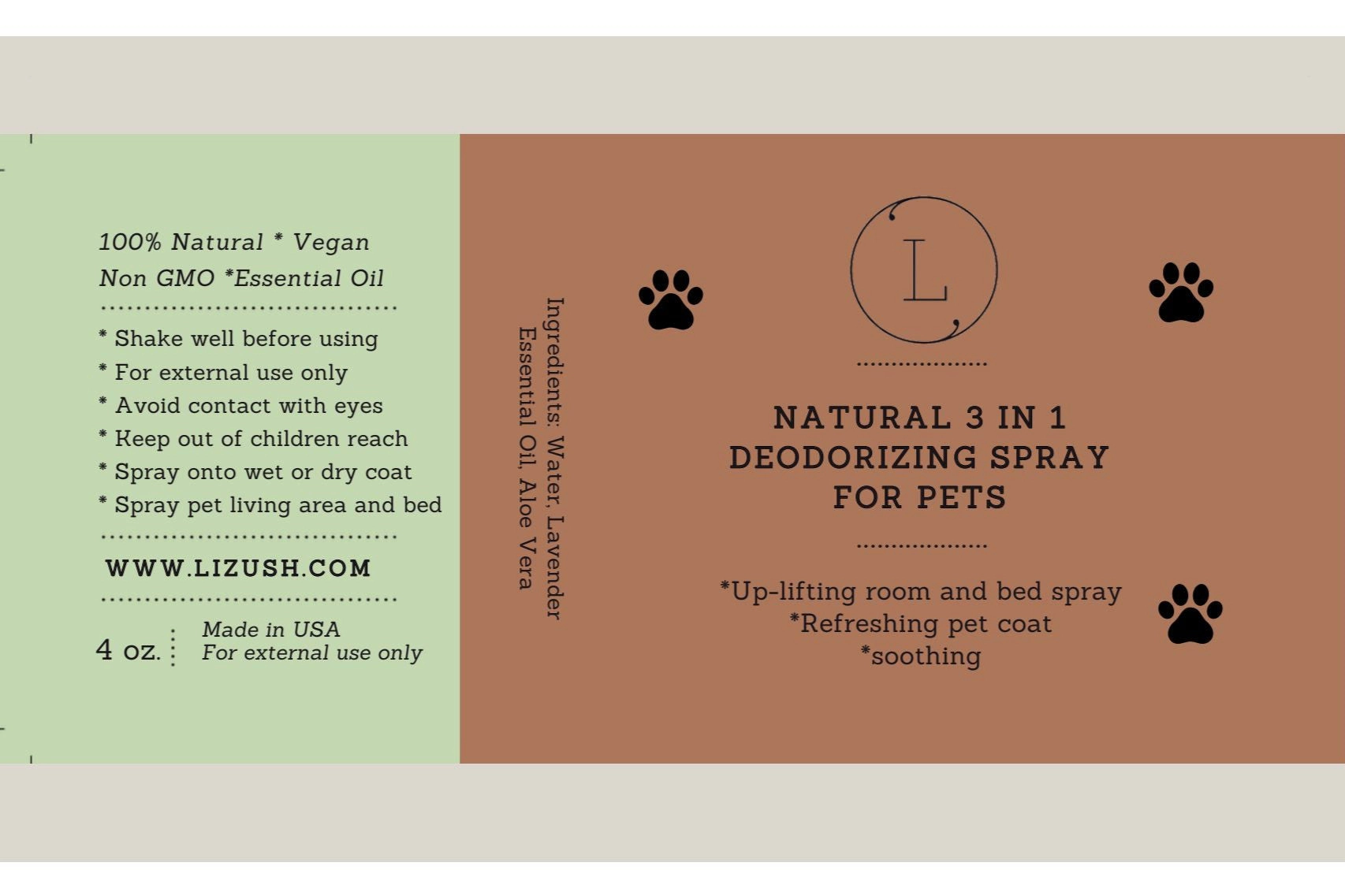 Natural Coat Protector for Pets - 100% Botanical Powder