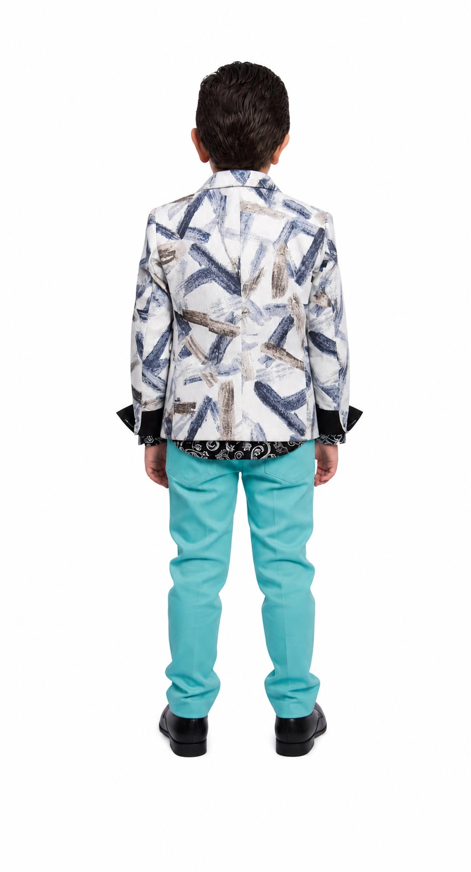 Elie Balleh Boys Slim Fit Classic Jacket