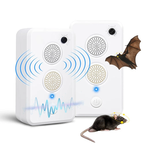 GBruno 2-Pc Rechargeable Ultrasonic Bat Repellent