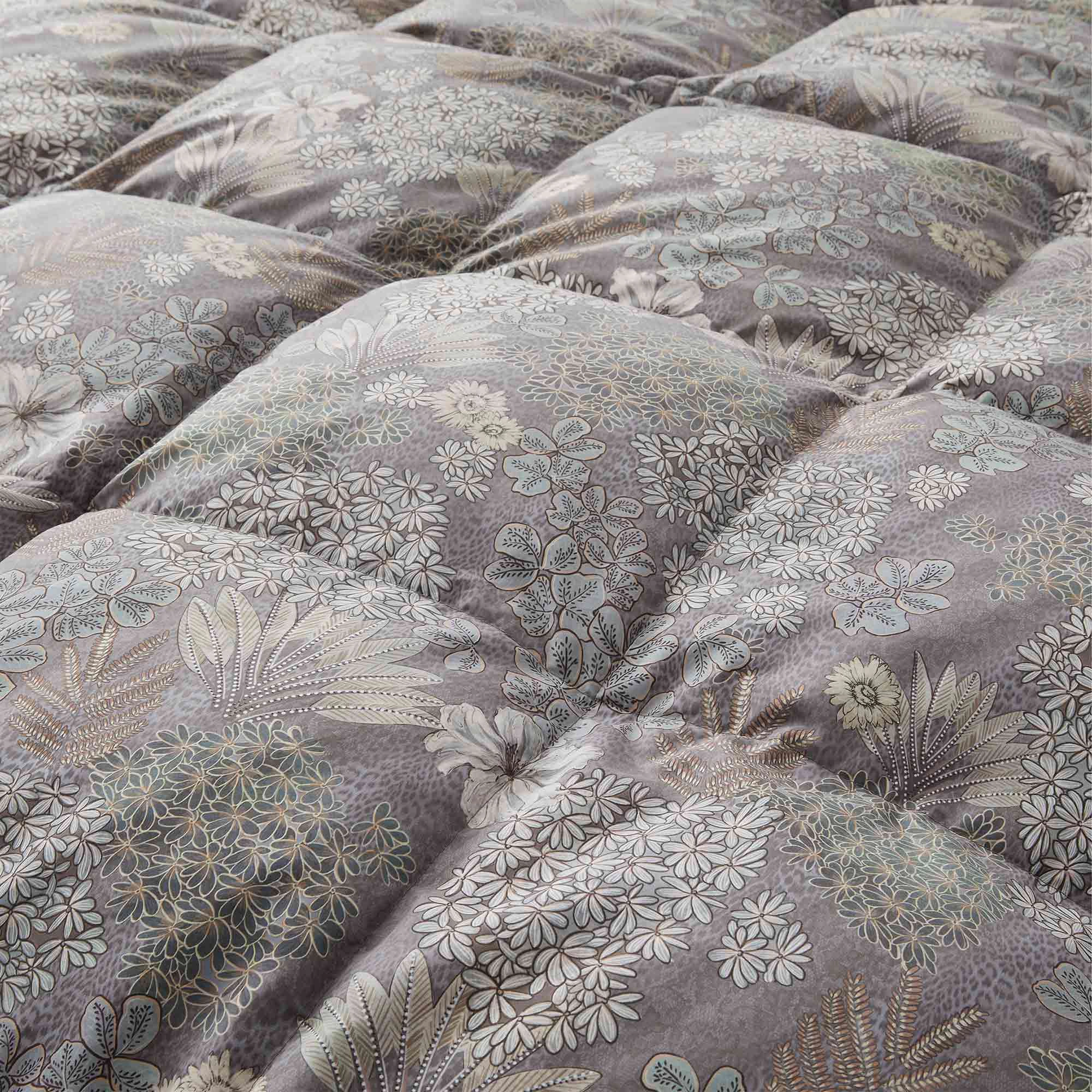 PEACENEST Printed Feather Fiber Comforter Soft Touch All Season Bedding Insert