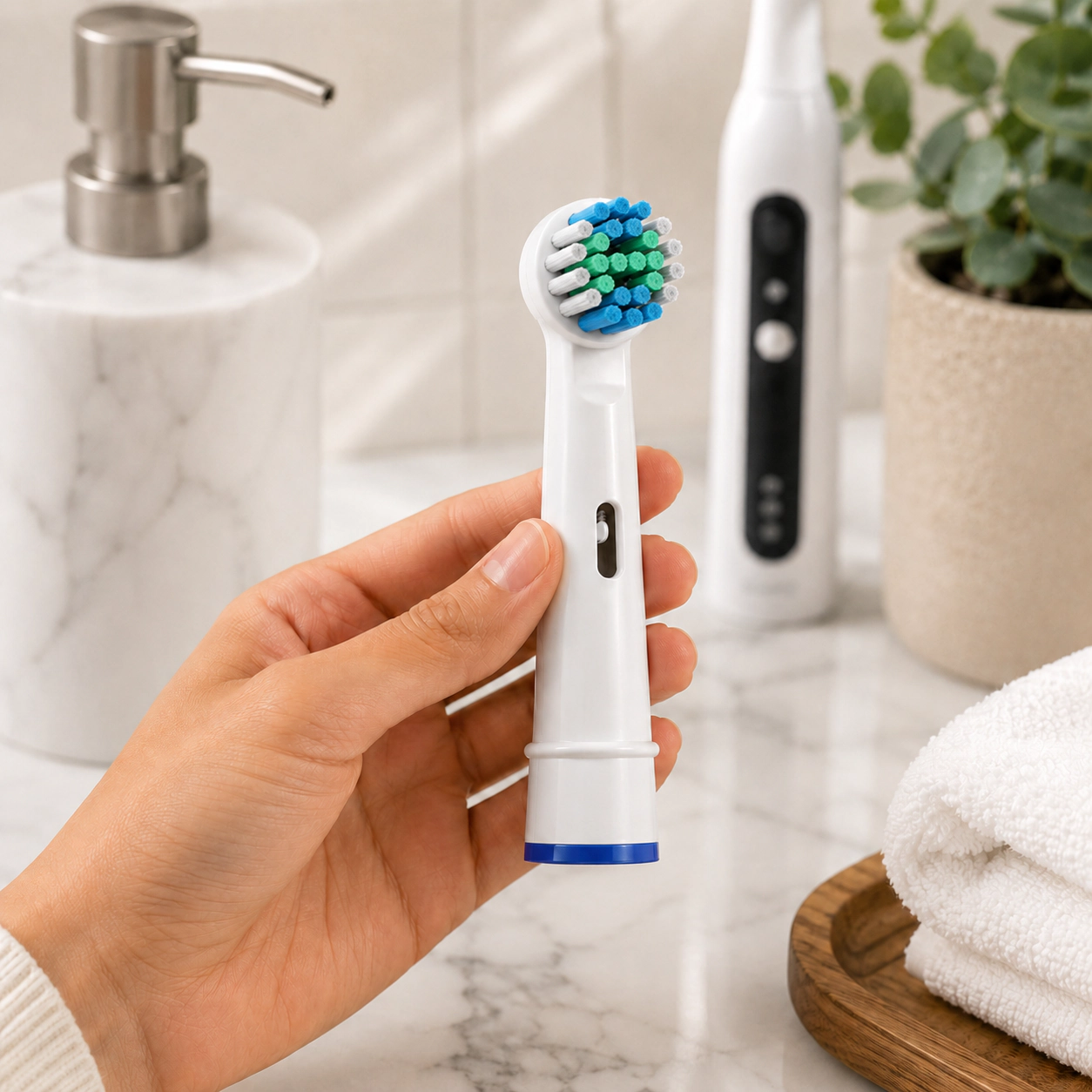 Pursonic Pack Power Sensitive Replacement Brush Heads for Oral-B