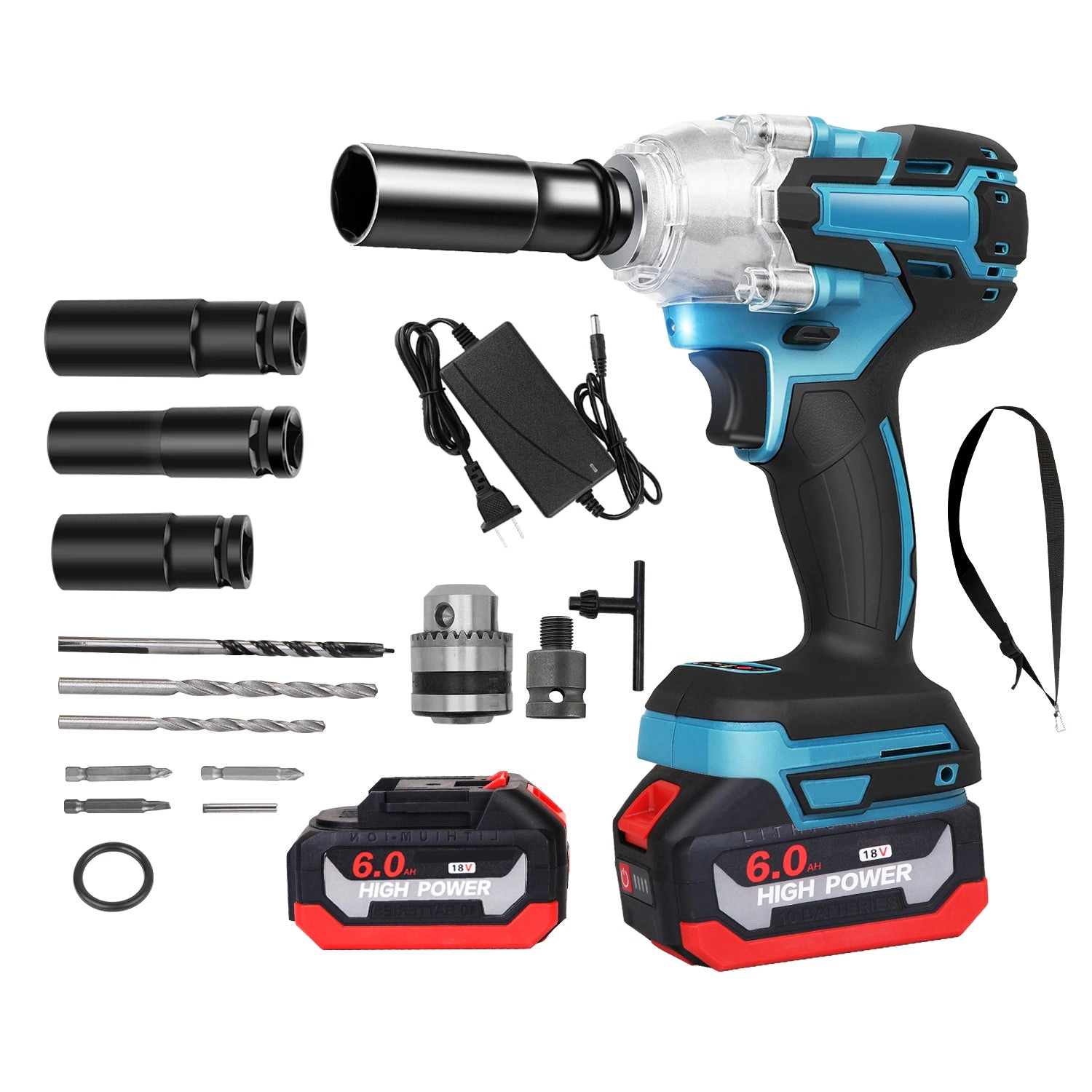 IMounTEK Unisex 3-in-1 Cordless Impact Wrench Kit