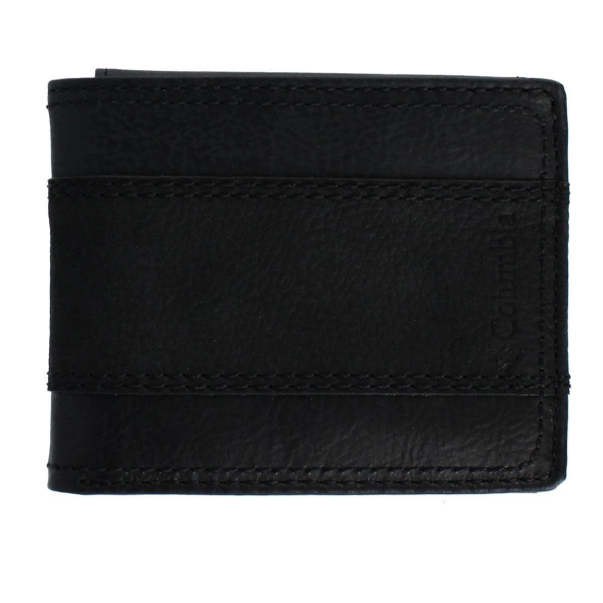 Columbia Men's Leather RFID Two Tone Bifold Wallet
