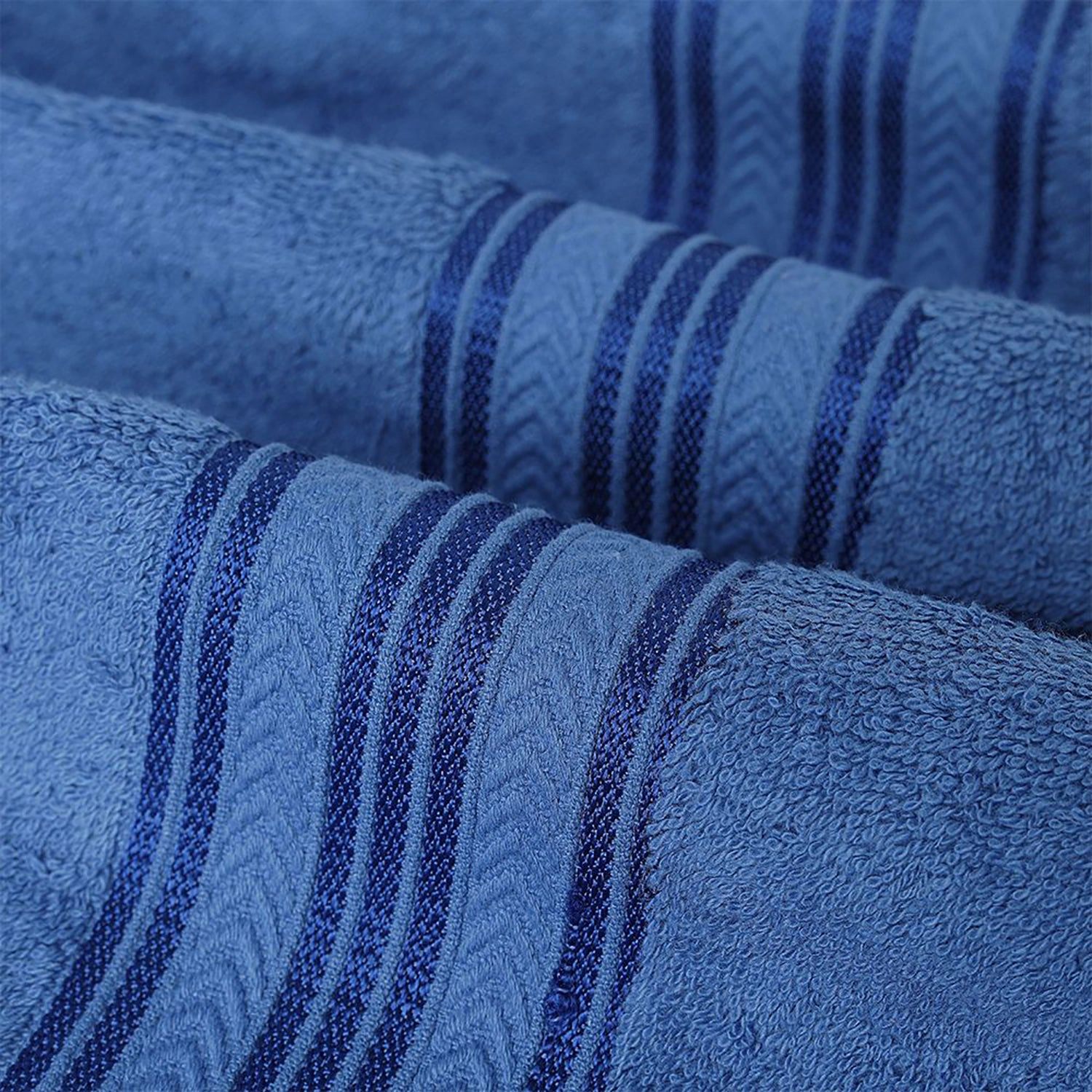 Cozy Home 100% Cotton 6 Piece Towel Set Royal Blue