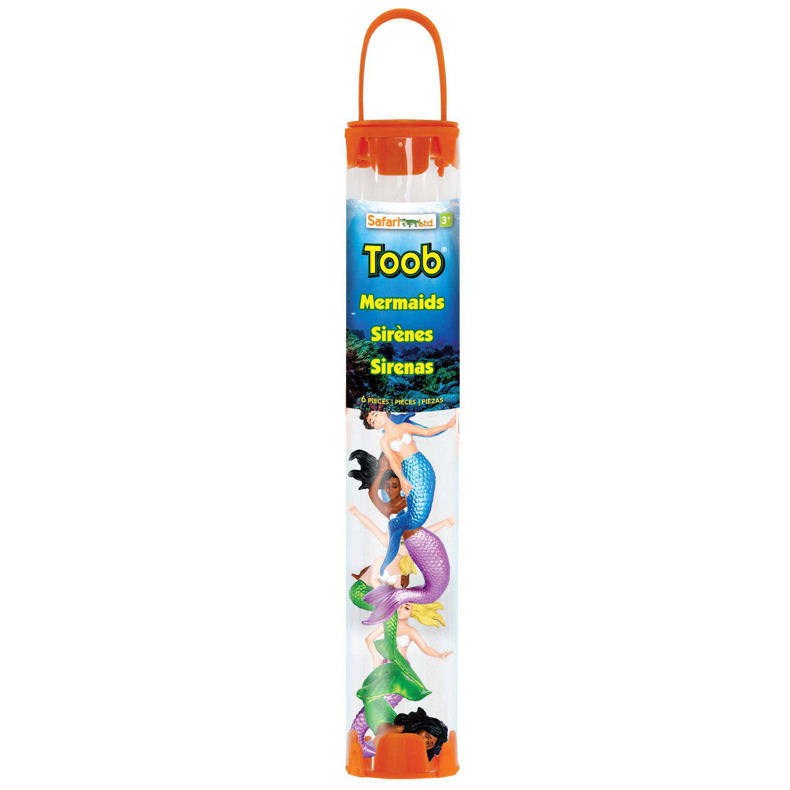 Safari Ltd. - Mini Mermaids Designer TOOB - contains 6 Mini Figurines