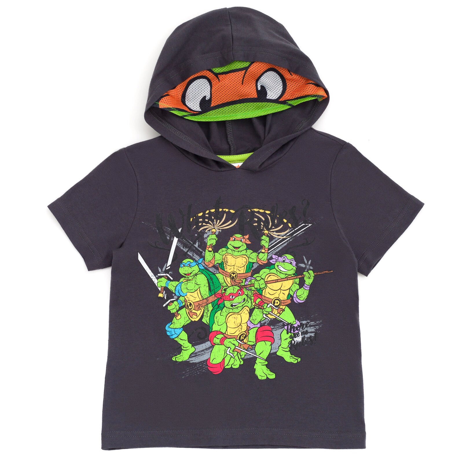 Teenage Mutant Ninja Turtles Boys' Cosplay Hooded Tee and Shorts Set