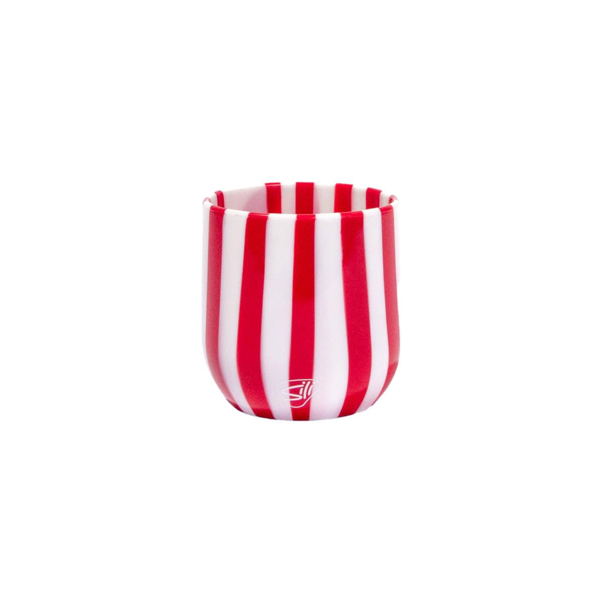 Silipint Silicone 12 oz Candy Cane Collection Wine Tumbler