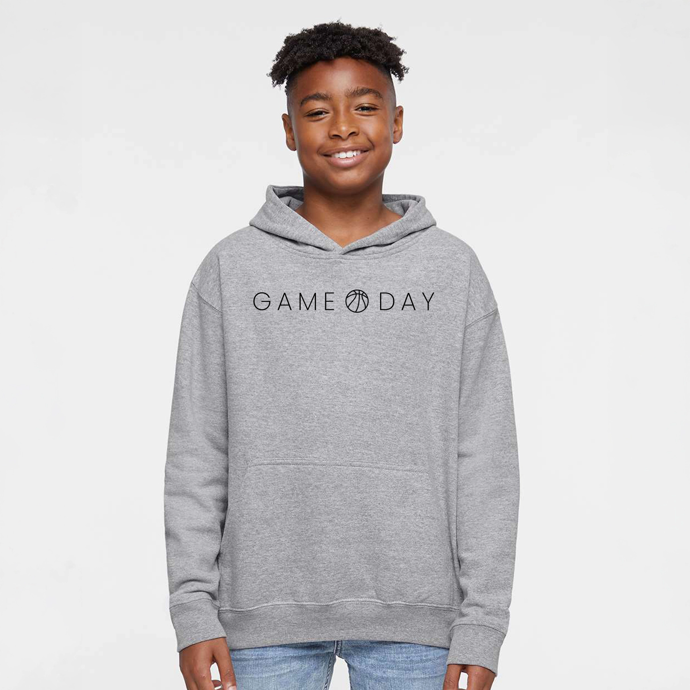 The Juniper Shop - Game Day Basketball Thin Youth Graphic Hoodie