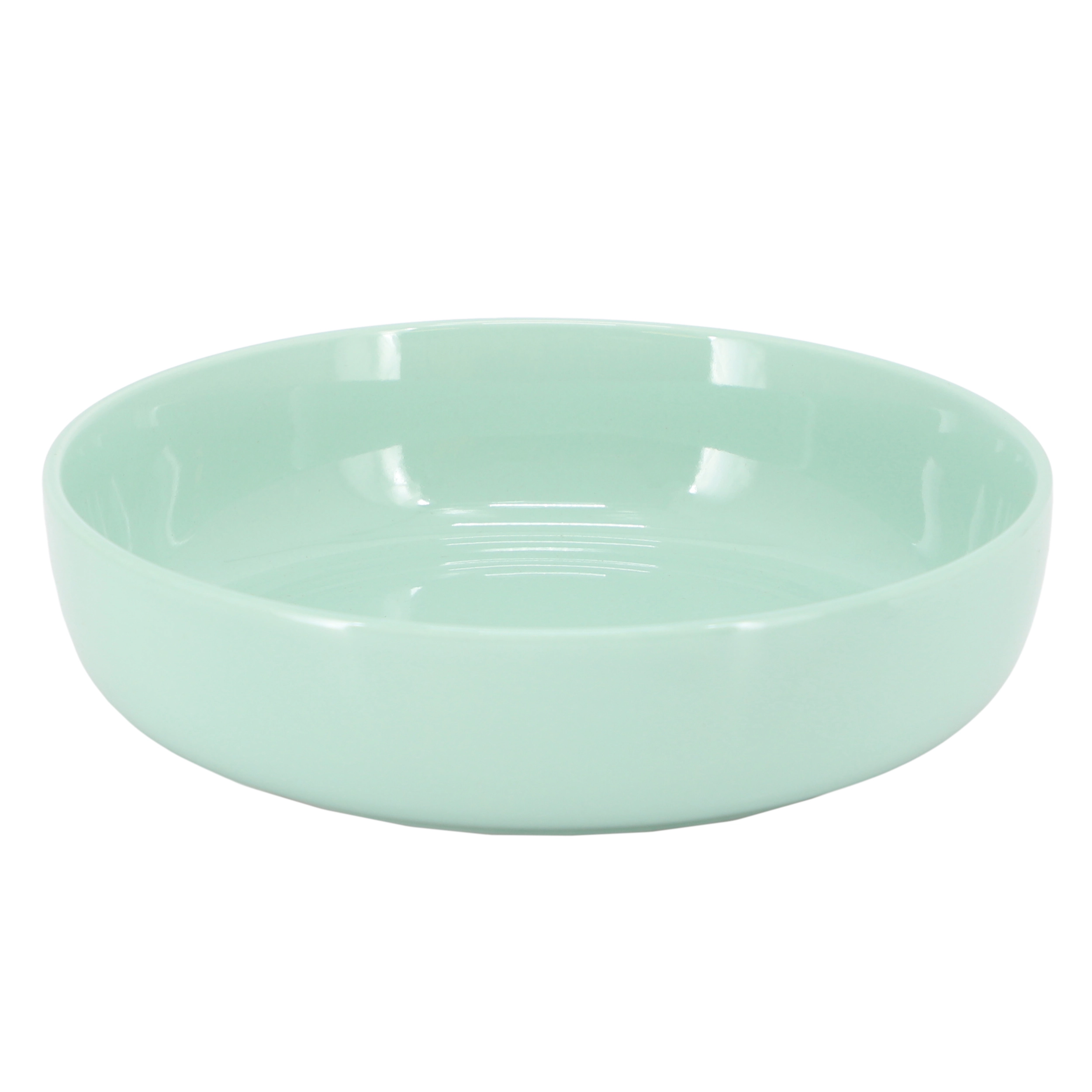 Elama Duncan 18 Piece Porcelain Dinnerware Set in Mint