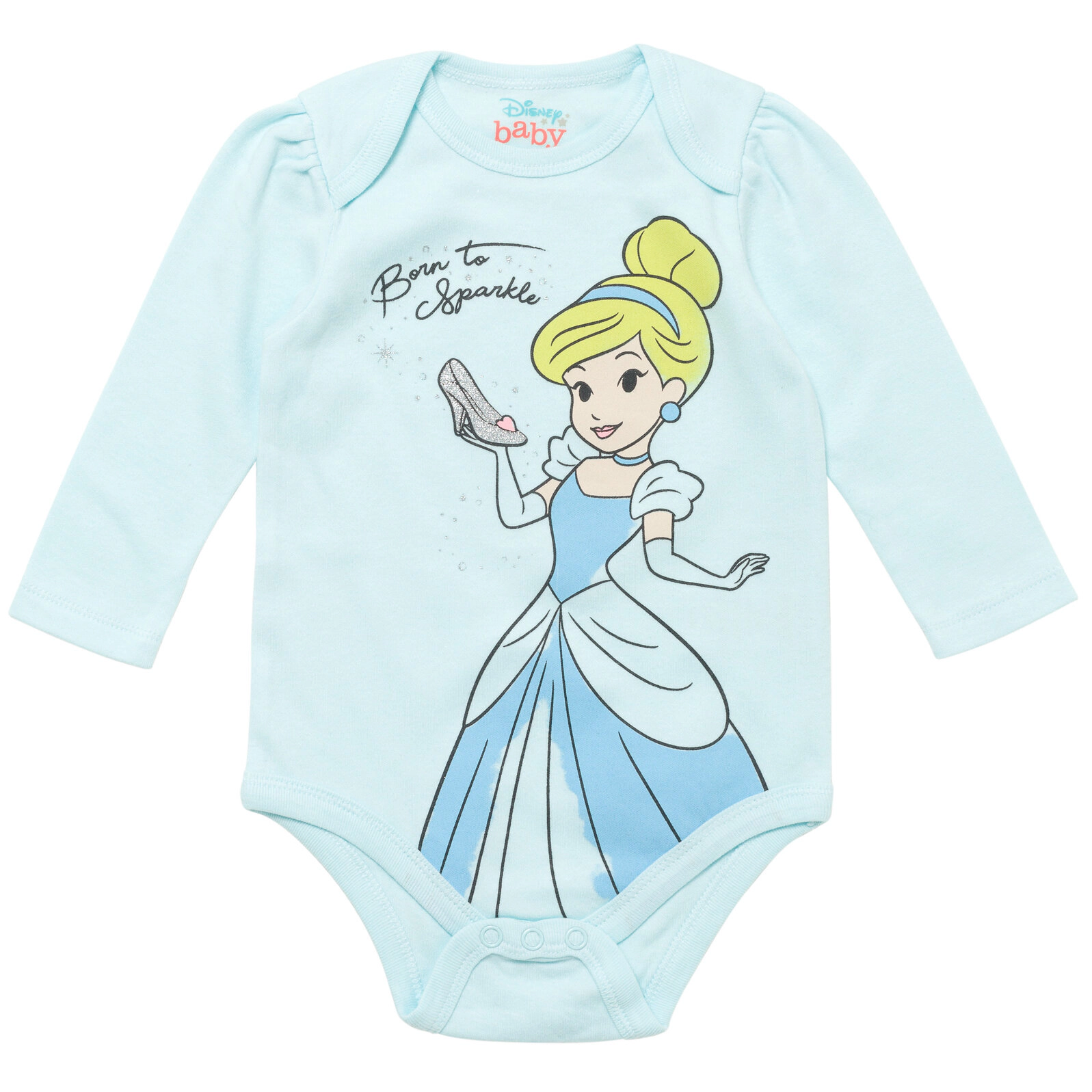 Disney Baby Girls' 5-Pack Long Sleeve Bodysuits