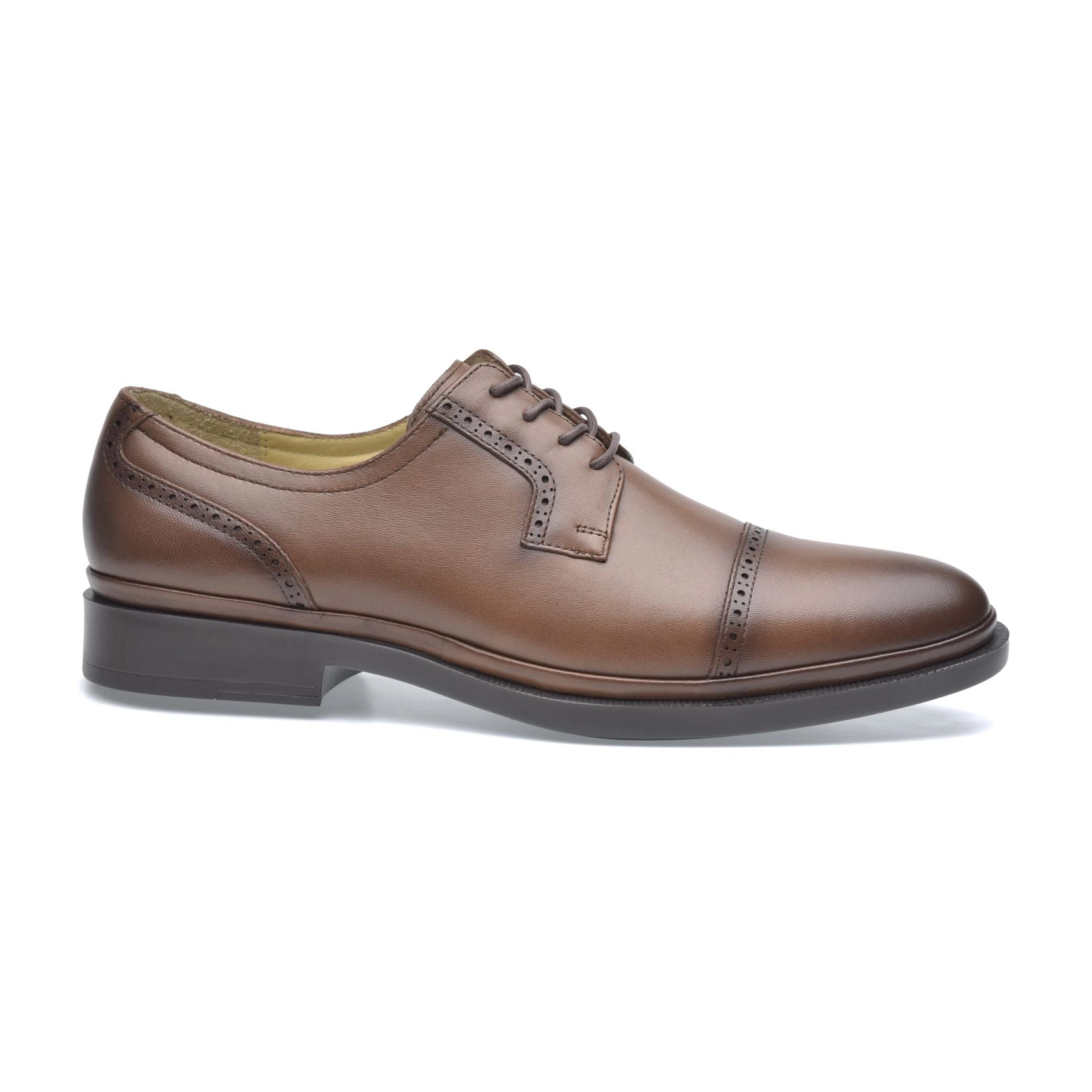 Pazstor Men's Lambskin Leather Oxford Classic