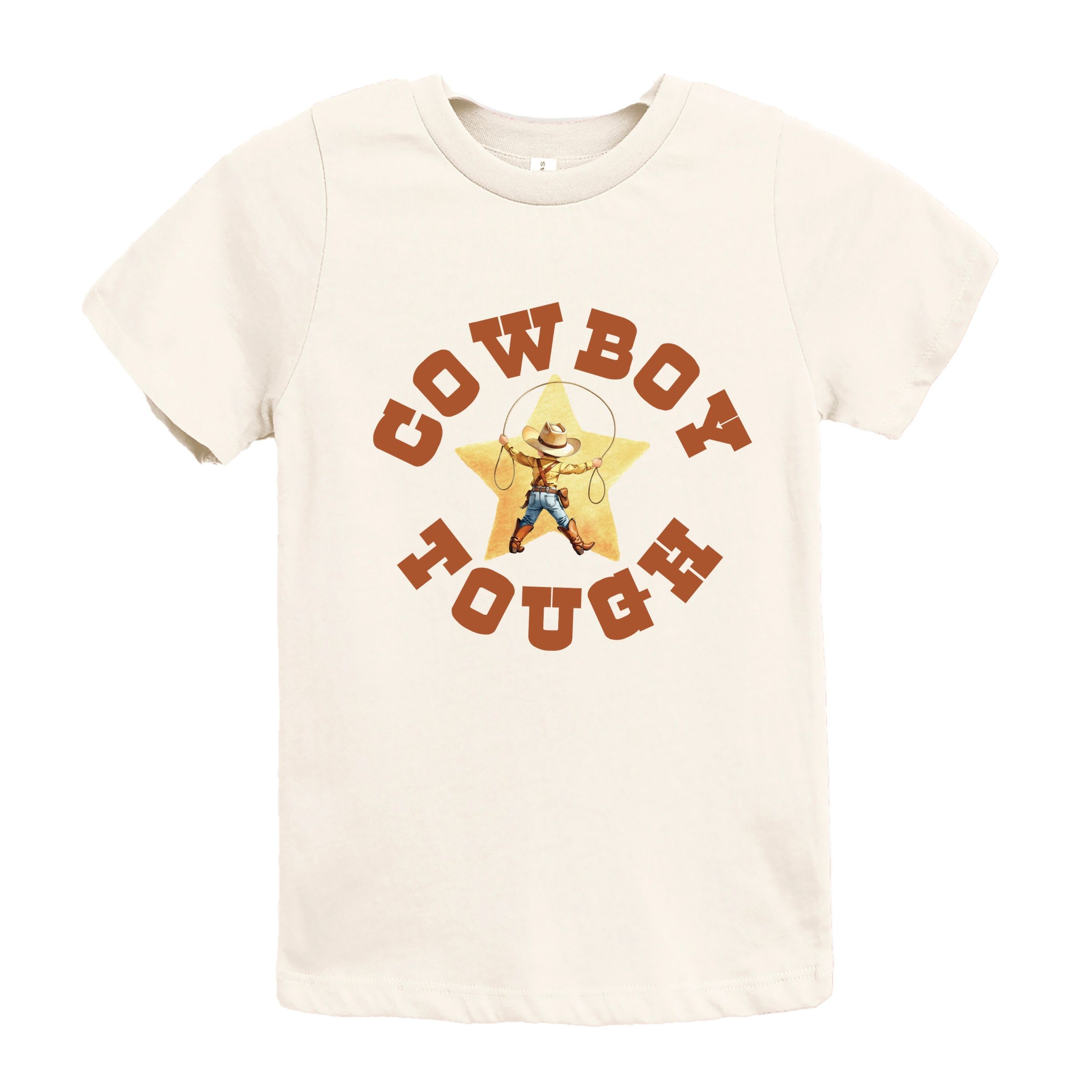 The Juniper Shop - Cowboy Tough Star Youth Short Sleeve Graphic T-Shirt