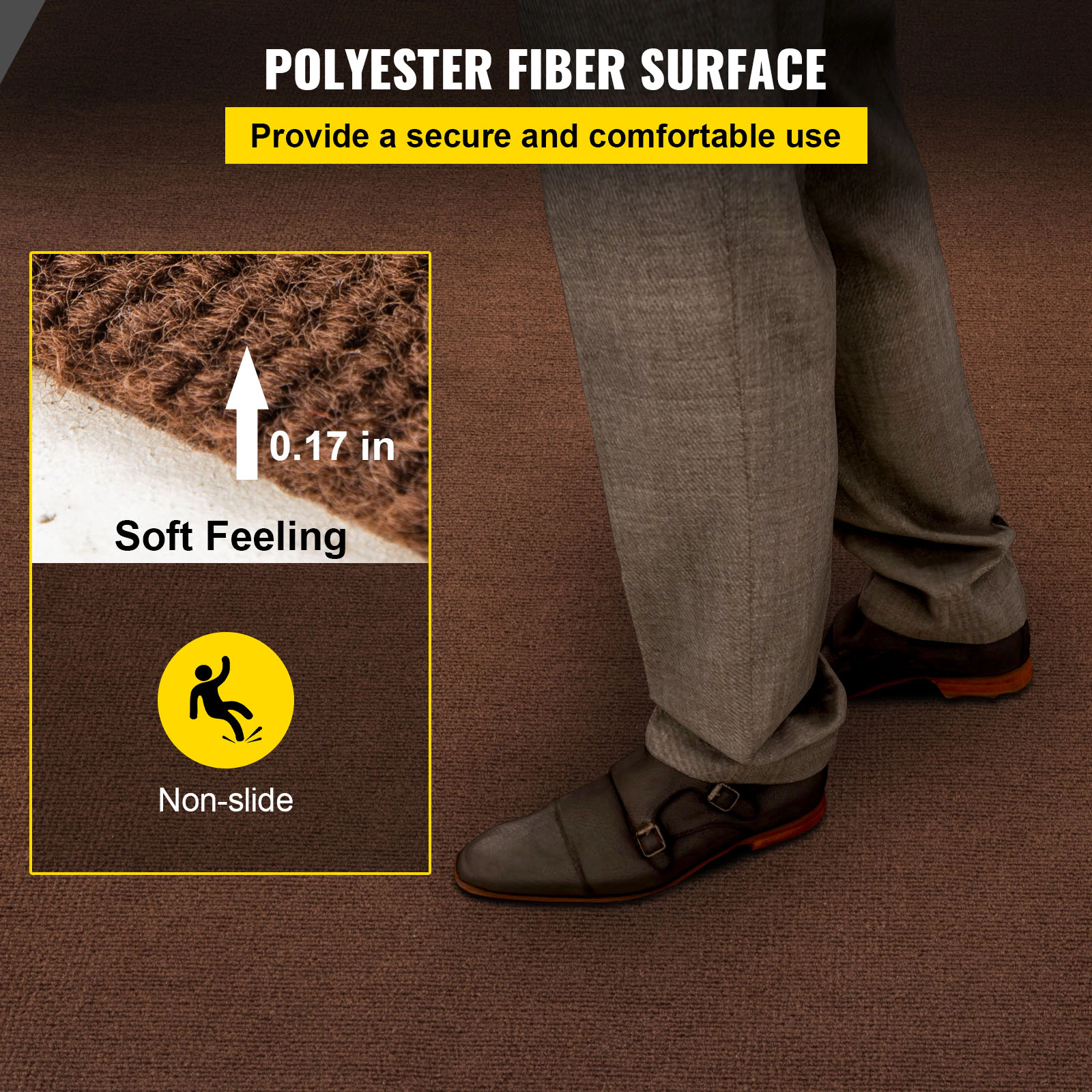 HONGGE Marine Carpet Boat Carpeting Marine Grade Boat Carpet Indoor/Outdoor Marine Carpeting with Water-proof TPR