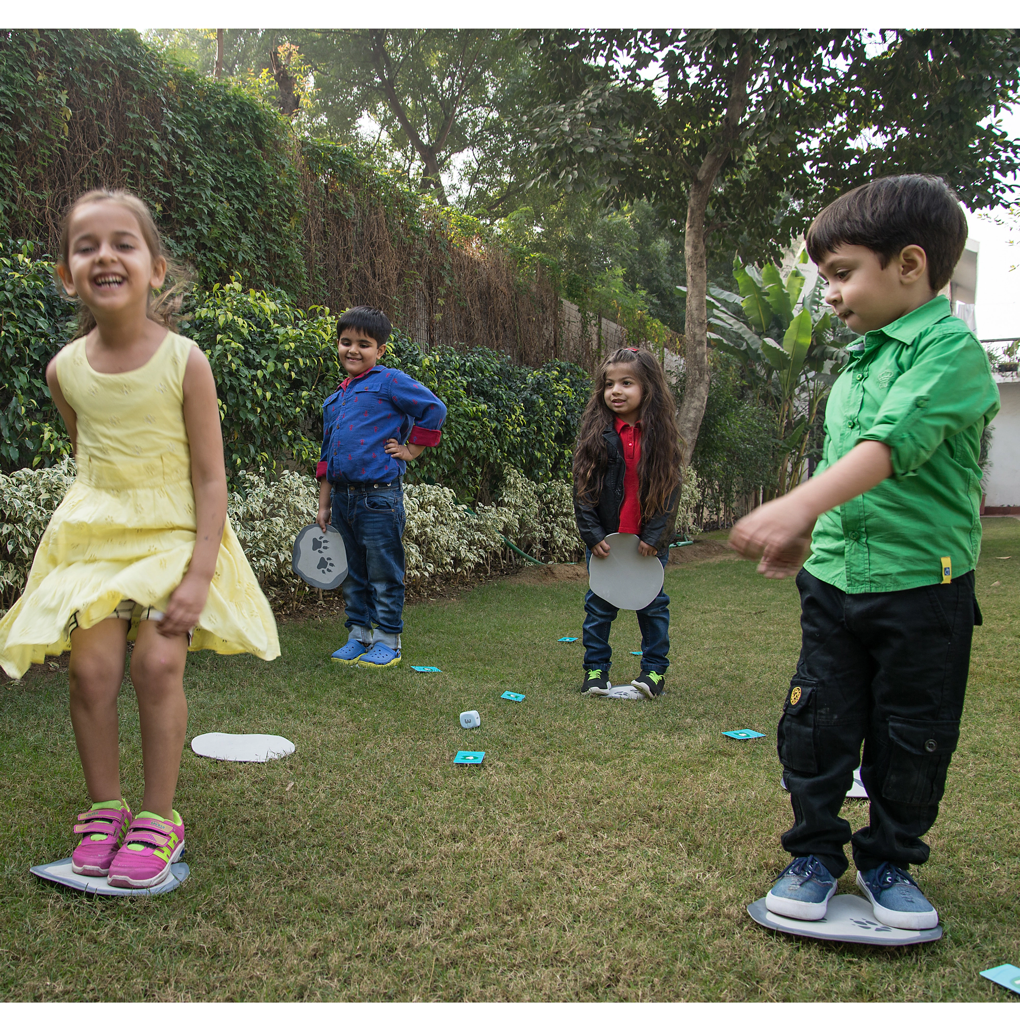 Chalk & Chuckles Stepping Stones Game - 2-6 Players