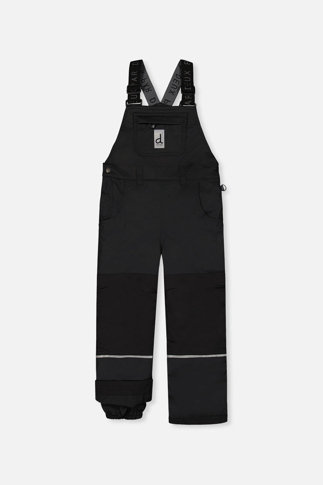 Deux par Unisex Play Cordura-Reinforced Overall Snow Bib with Adjustable Suspenders