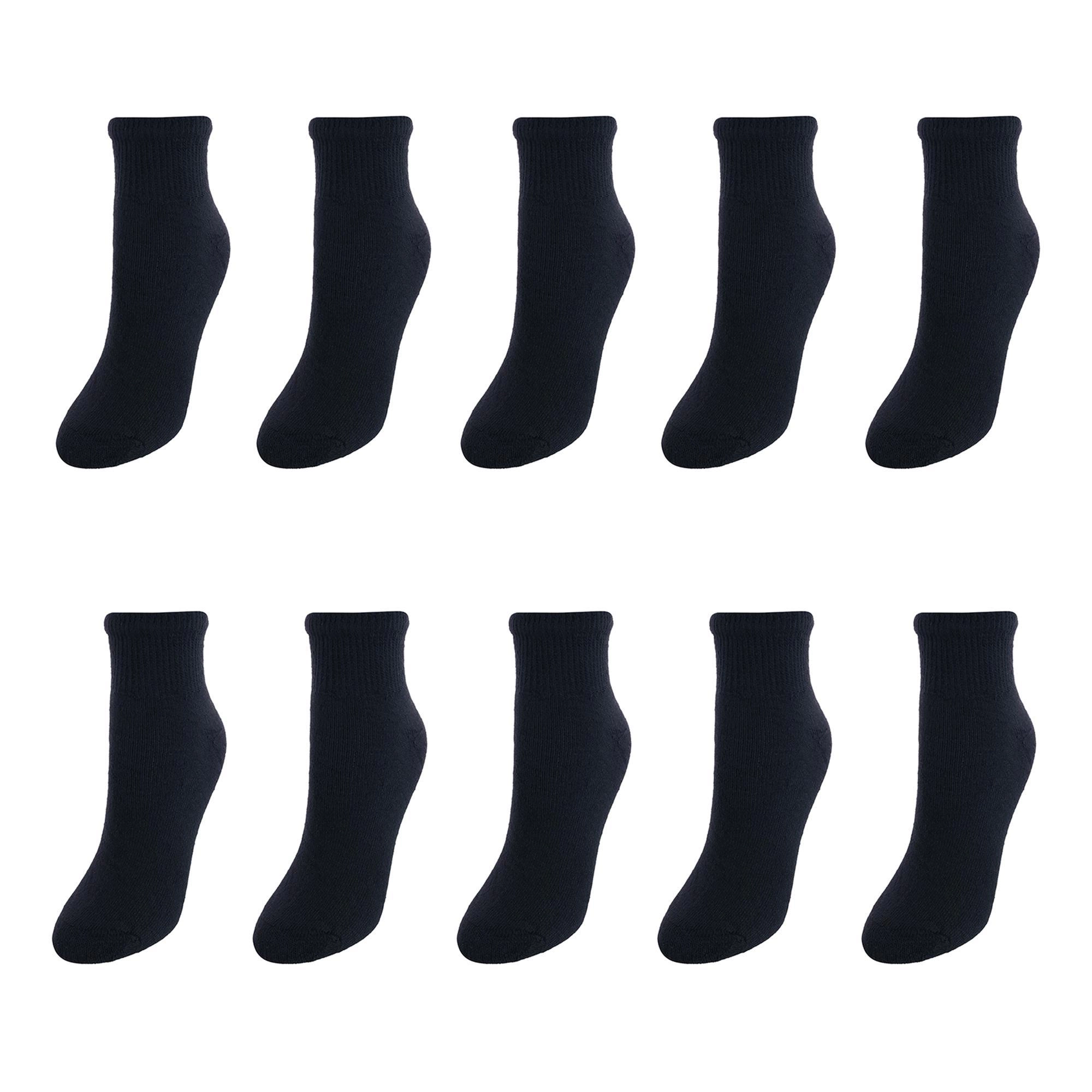 Sock Trends Women's Fully Cushioned Comfort Ankle Socks (10 Pair Pack)