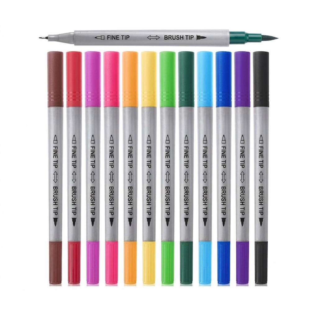 Byte Bonds 12 Dual Tip Marker Pens