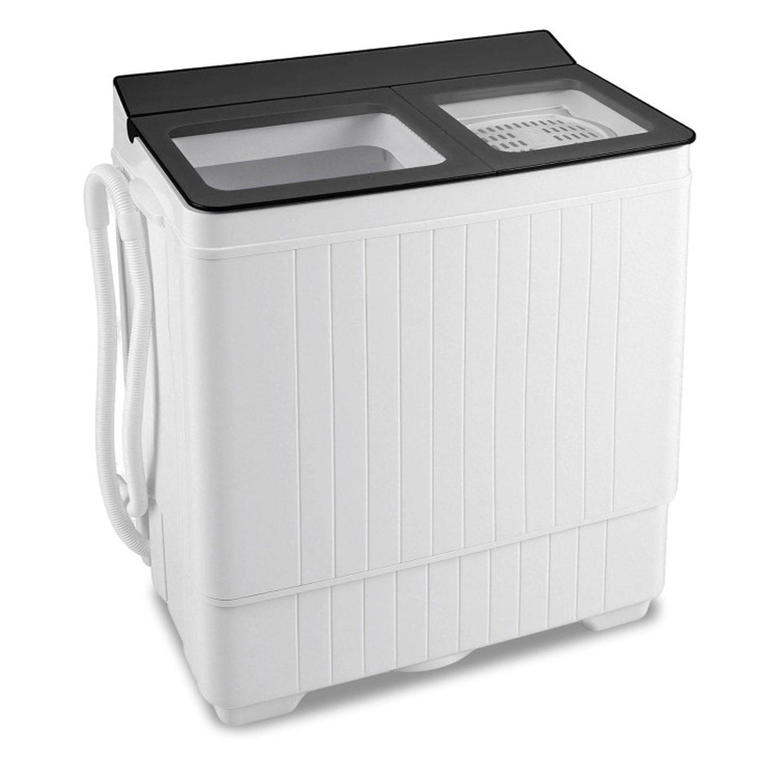 SUGIFT 18-lb Wash 8-lb Spin Twin Tub Portable Washing Machine with 9-in Spin Tub and 42-in Open Lid